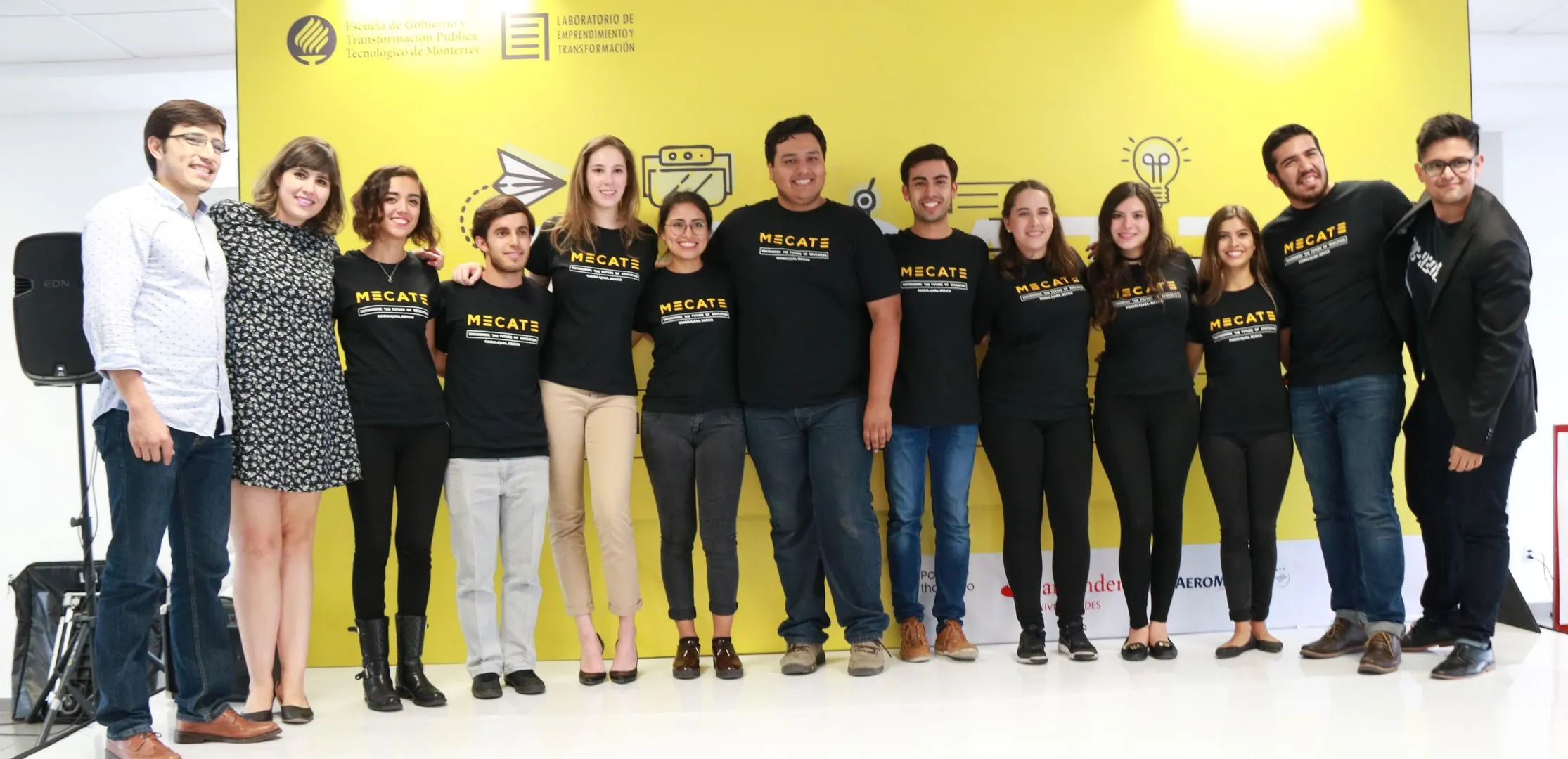Estudiantes de Campus Guadalajara que participaron en #Mecate2017