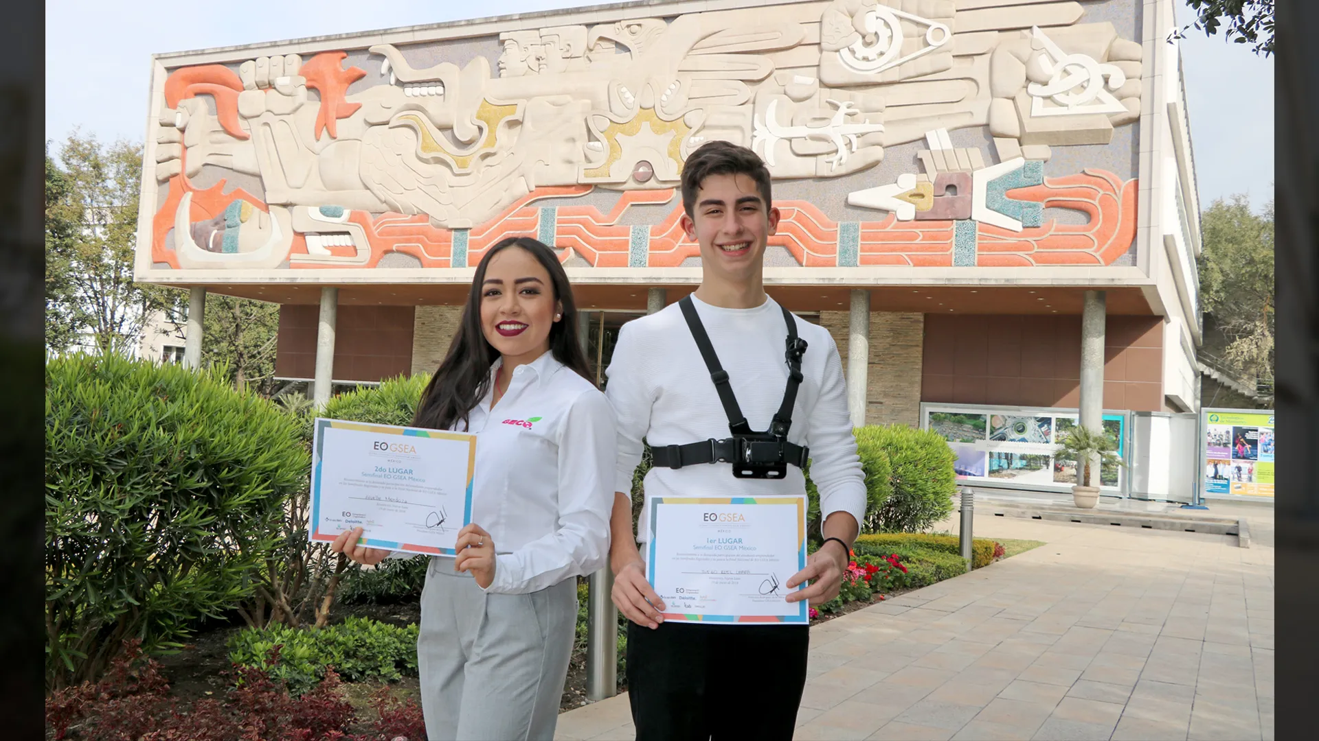 Giselle Mendoza y Diego Roel