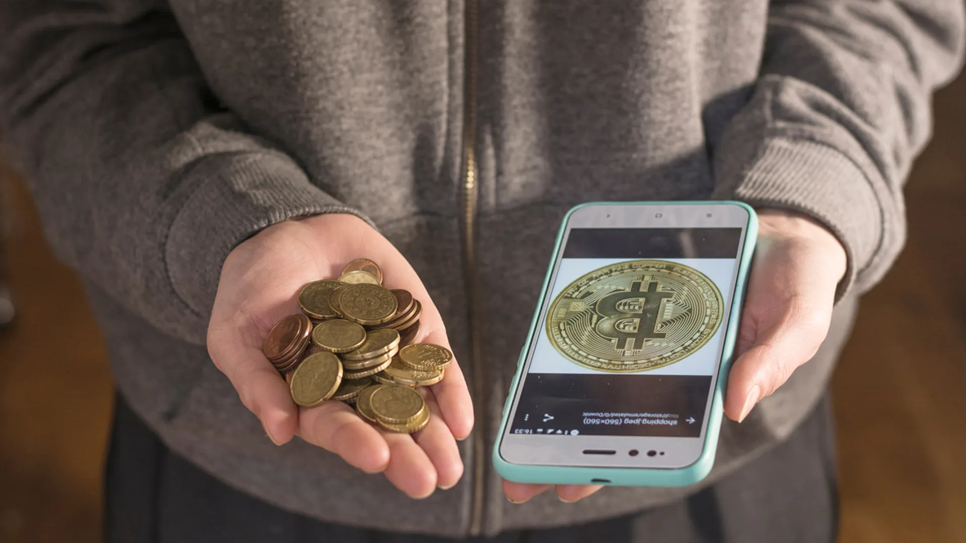 Imagen de criptomonedas. 