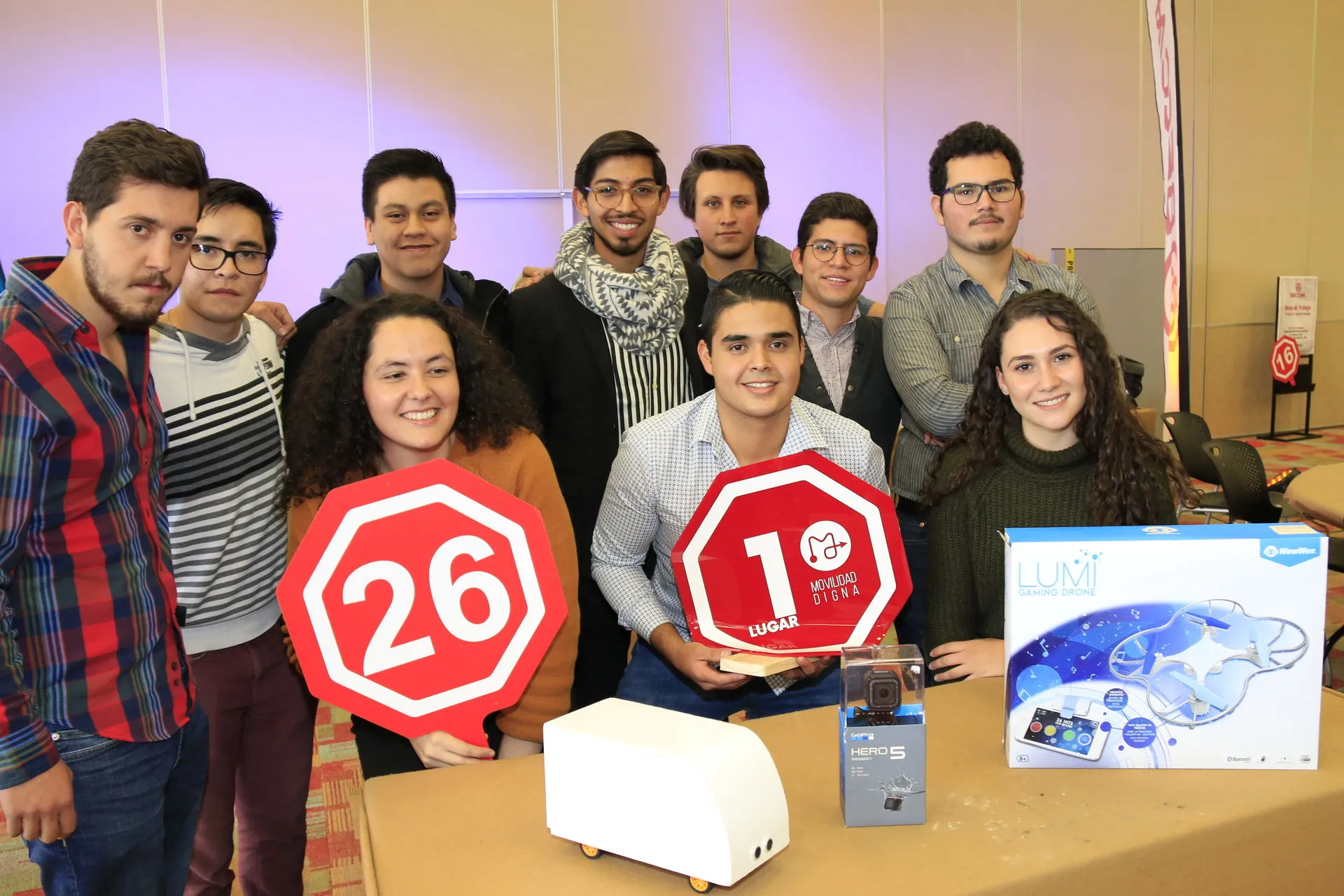 Ganadores del Taller Vertical “Movilidad Digna”.