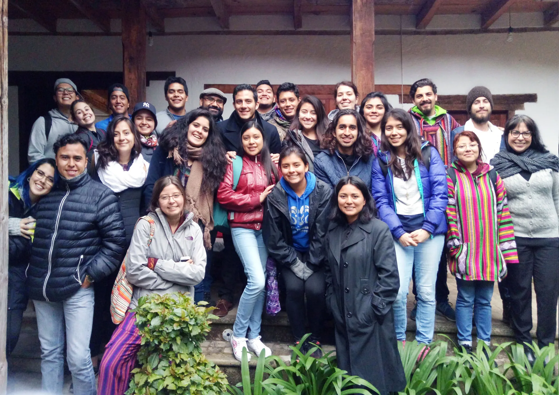 Los alumnos del Semestre i, en la visita a Impacto