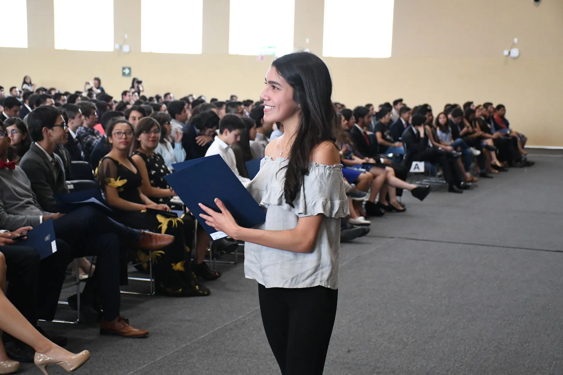 alumna reconocida por excelencia académica