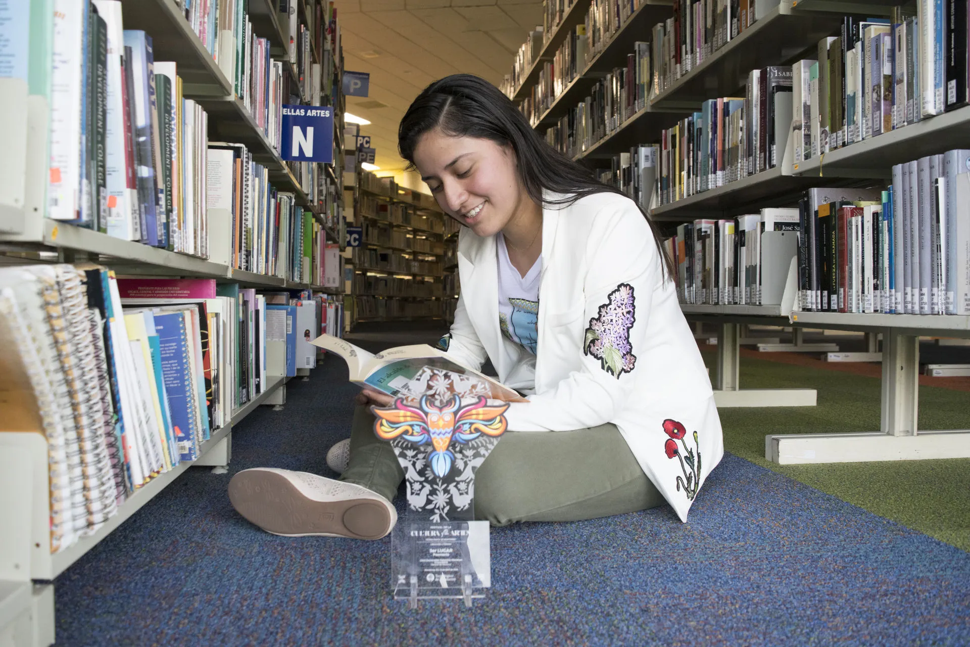 Glezi, fue premiada con el tercer lugar a nivel en el concurso nacional de creación literaria.