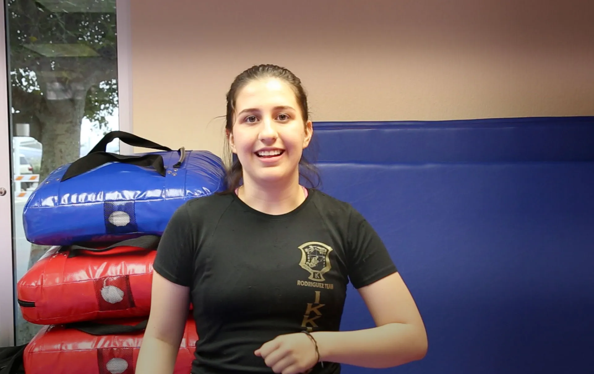 Alumna participante del mundial de kenpo