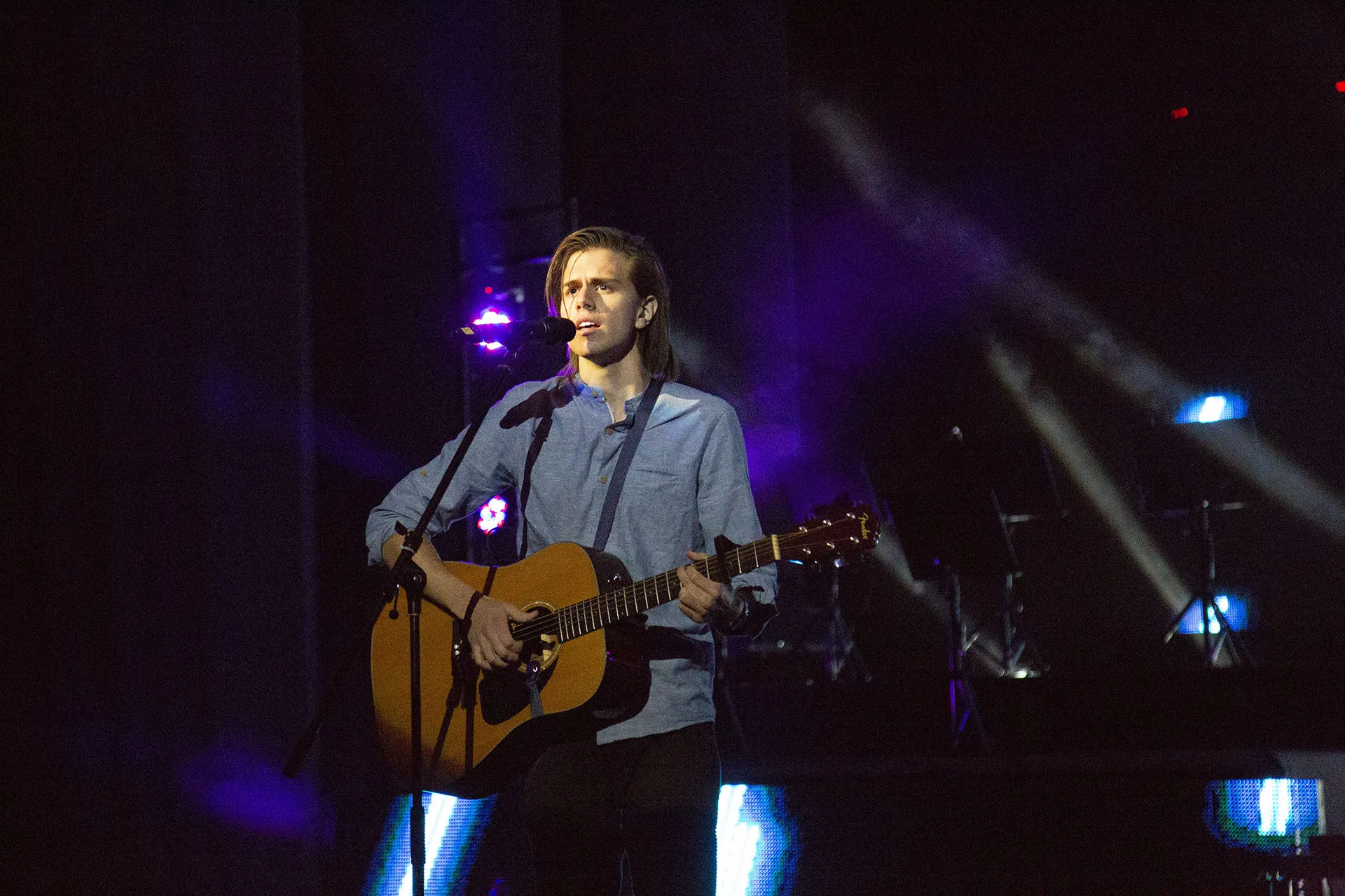 Rubén Villicaña en su participación en el FNCA