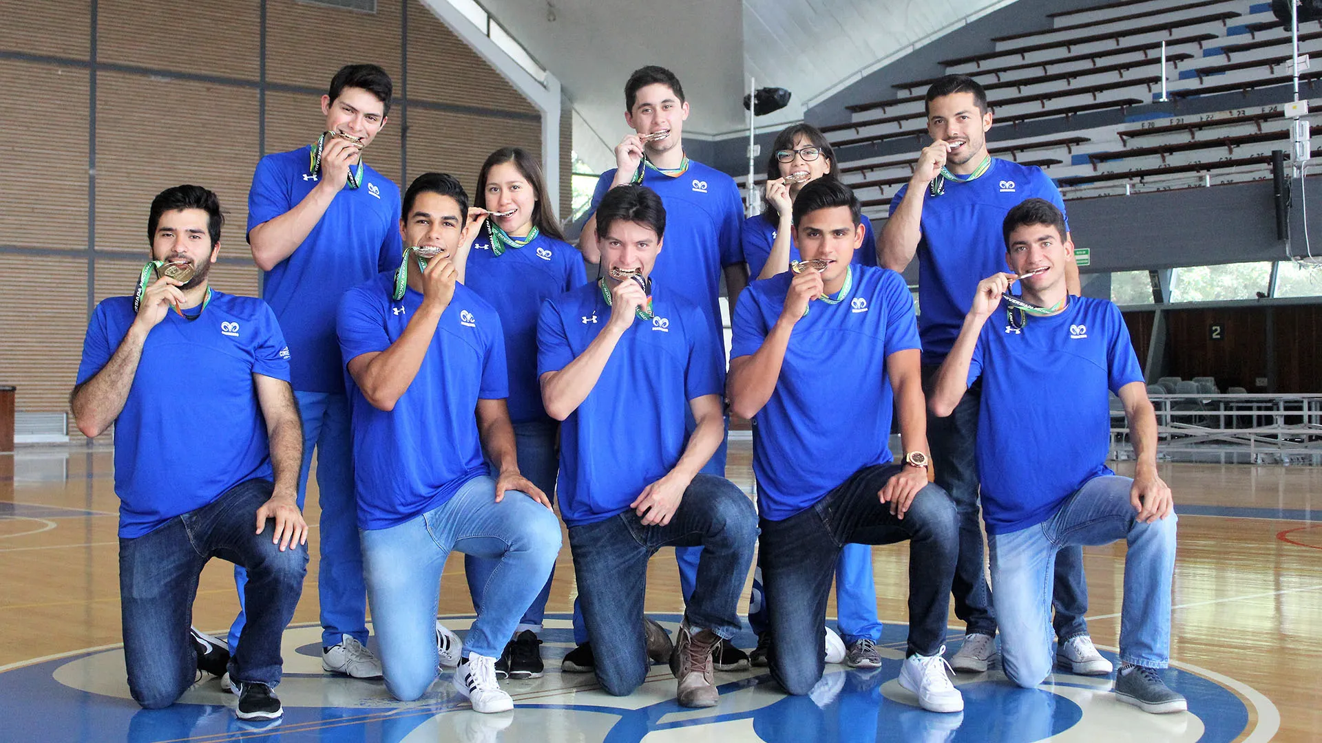 Alumnos ganadores de medalla de oro en Universiada Nacional 2018