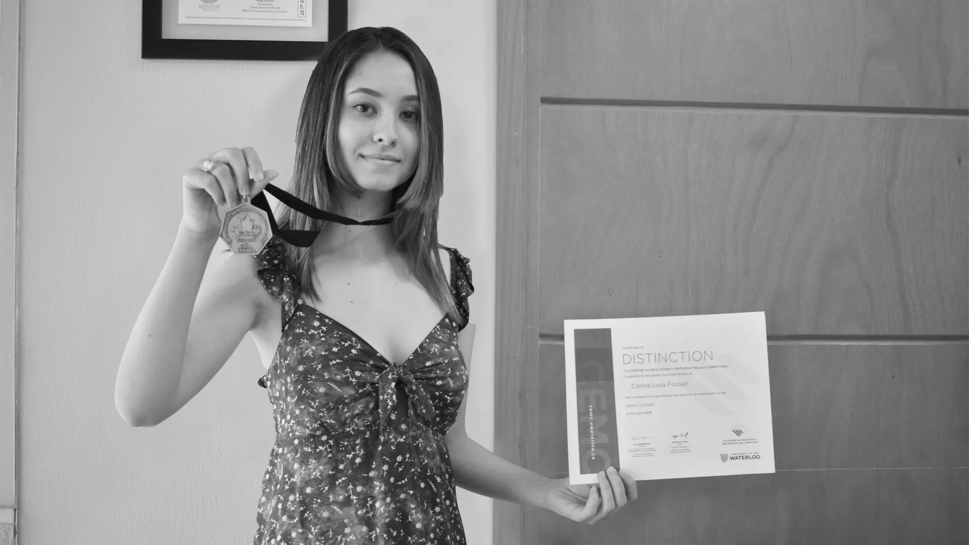 Corina Focsan, matemáticas