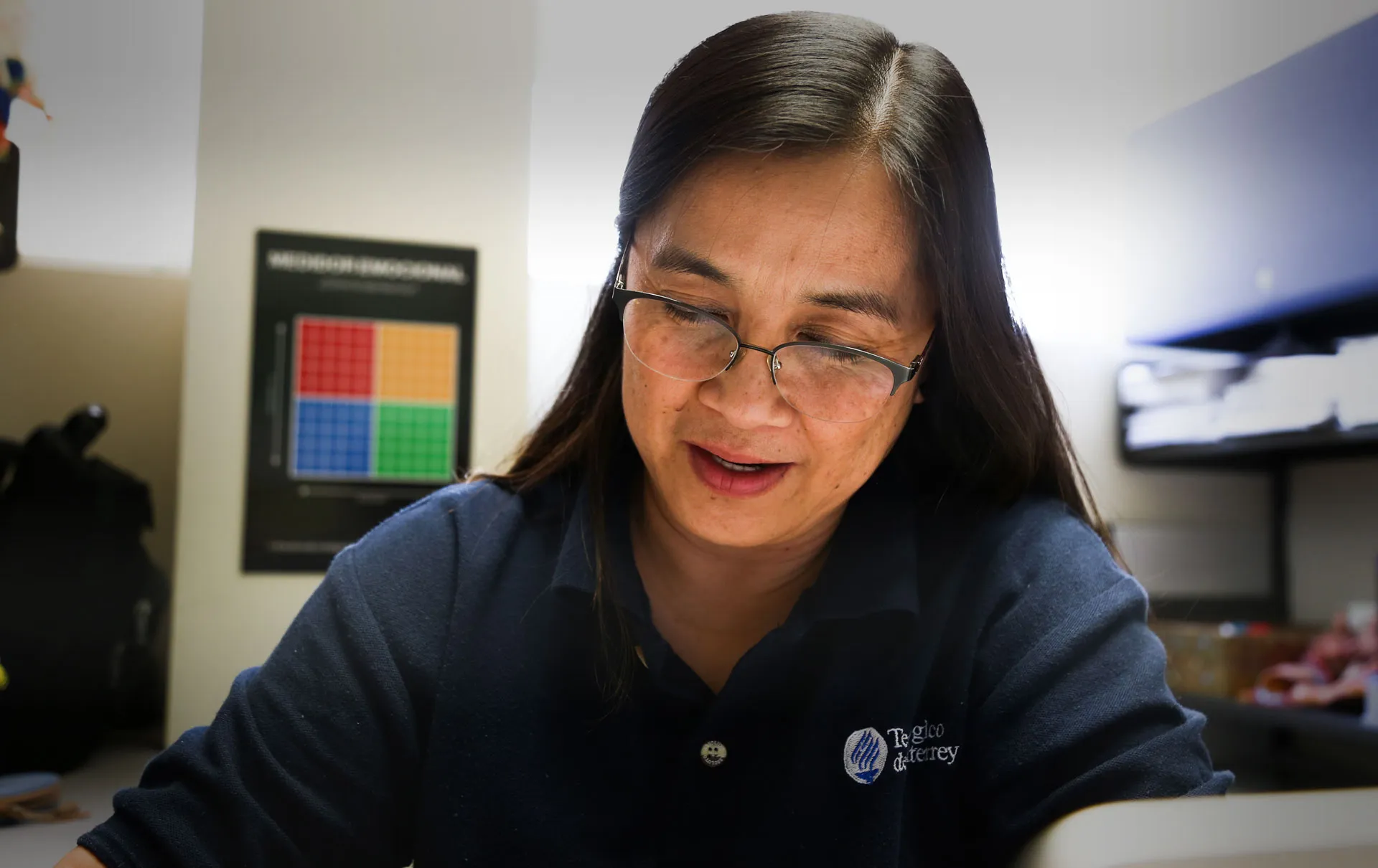 maestra de preparatoria