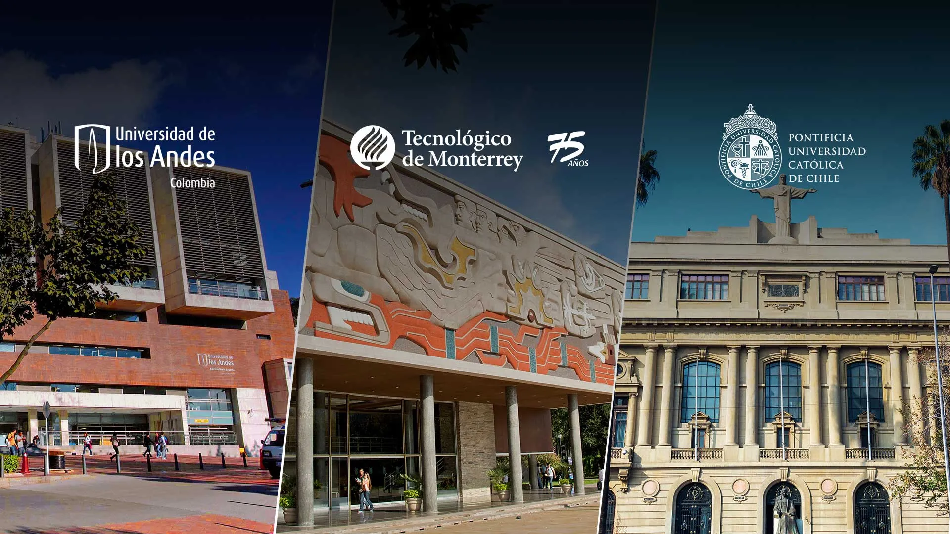 Las 3 mejores universidades privadas de Latinoamérica hacen alianza