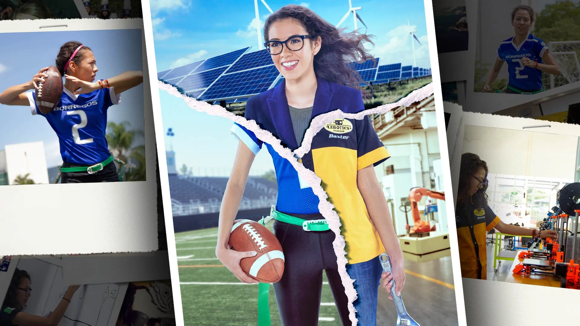 Lilia, anota un "touchdown" en su vida como estudiante