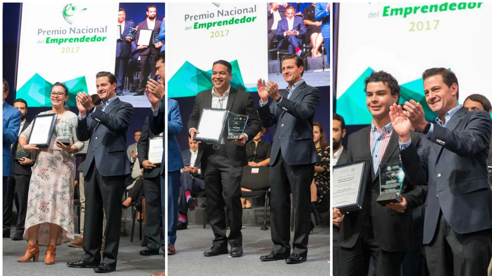 El Premio Nacional Emprendedor para 3 egresados del Tec