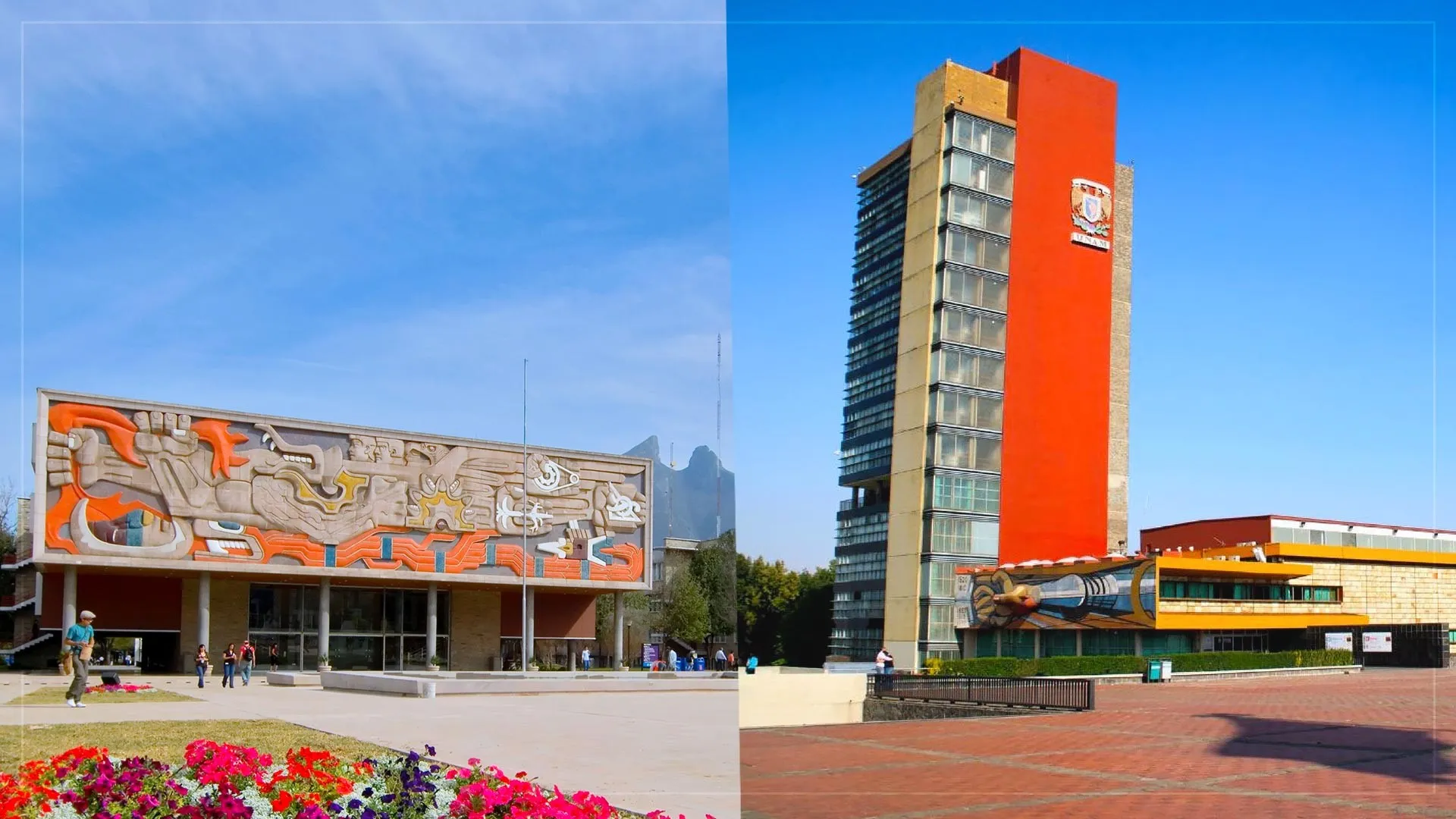 Tec de Monterrey y la UNAM 