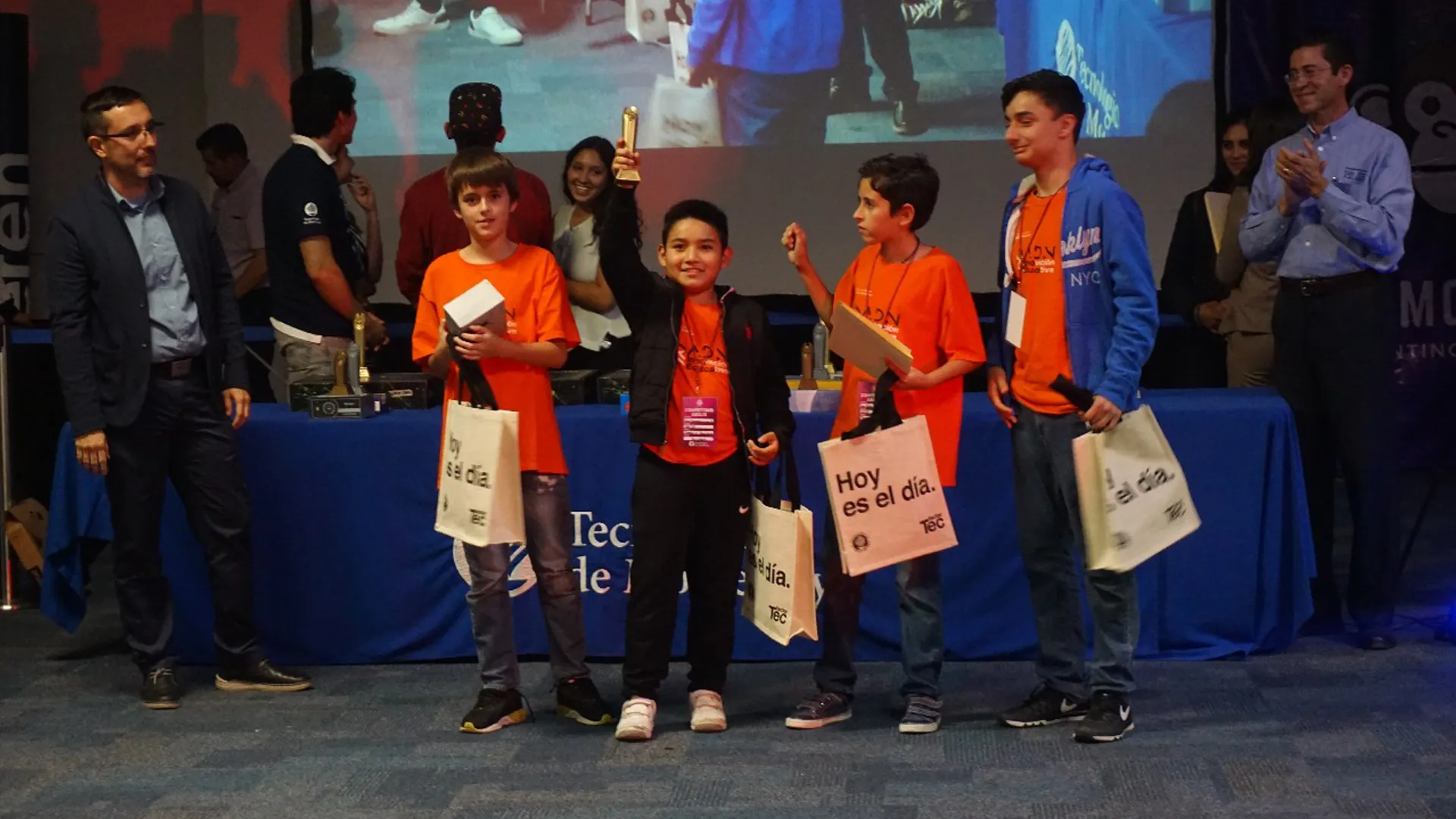 Participantes de la categoría Lego