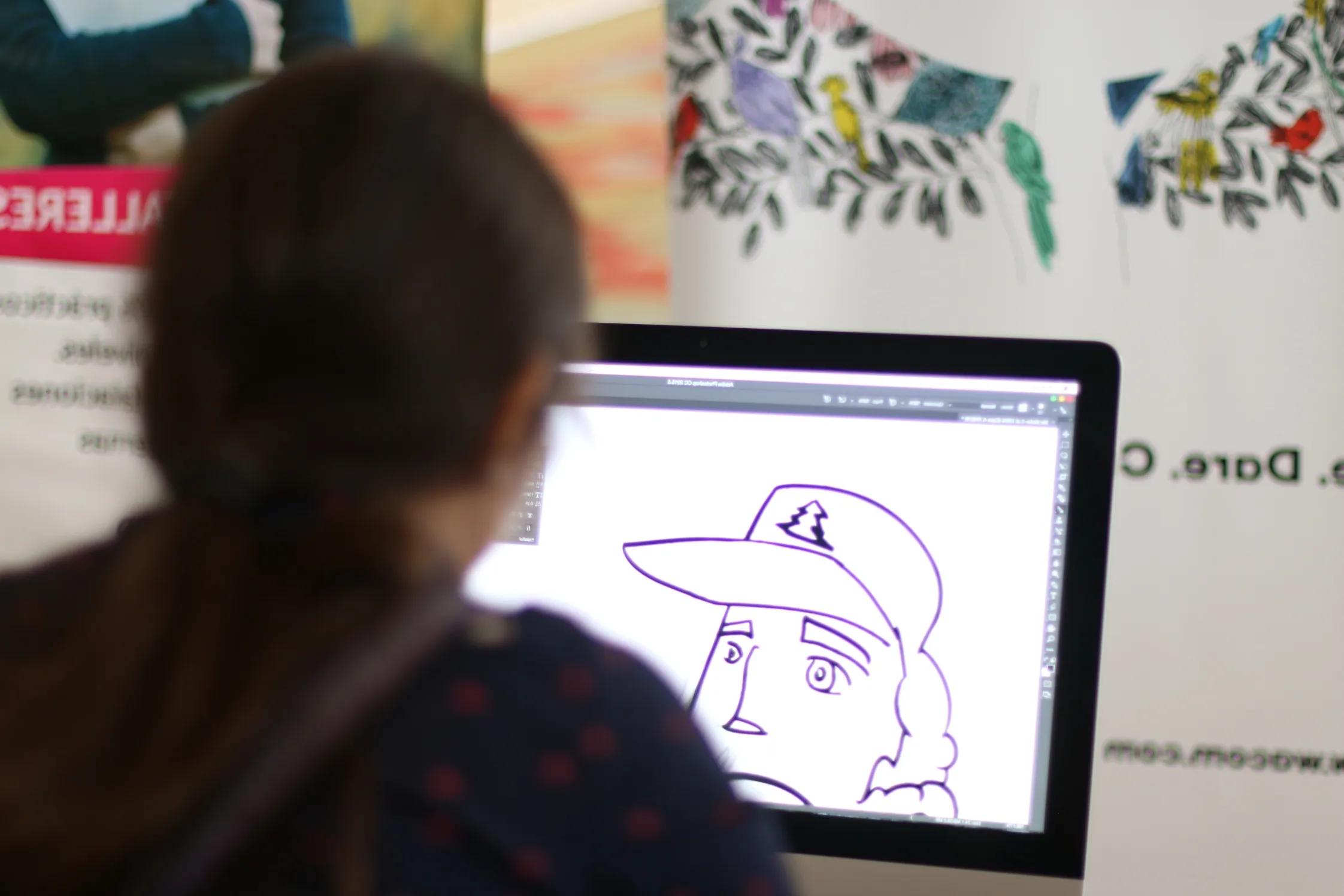 Escena del videopoema de Andrea