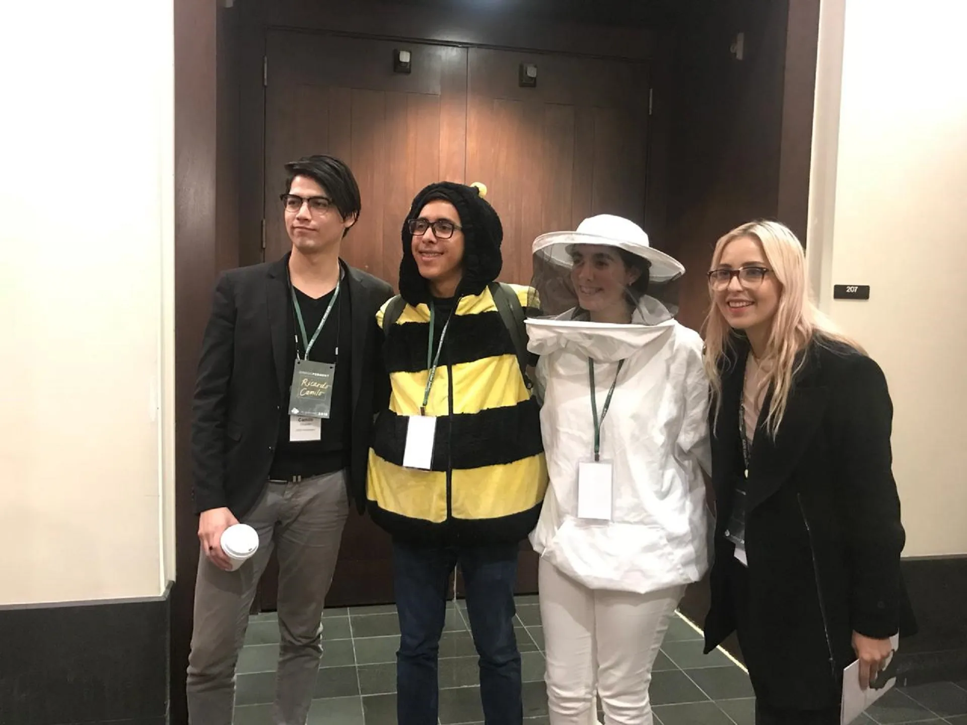 El equipo en la competencia 