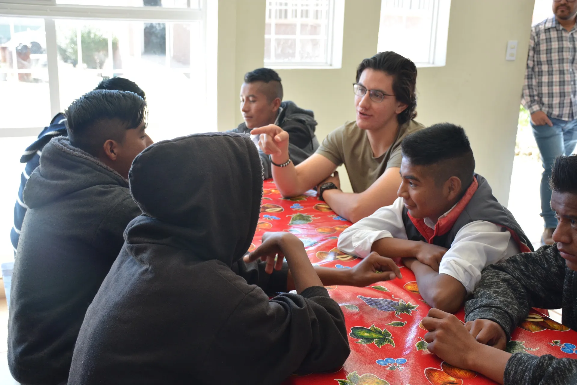 Los alumnos acudieron a la comunidad de Norogachi 