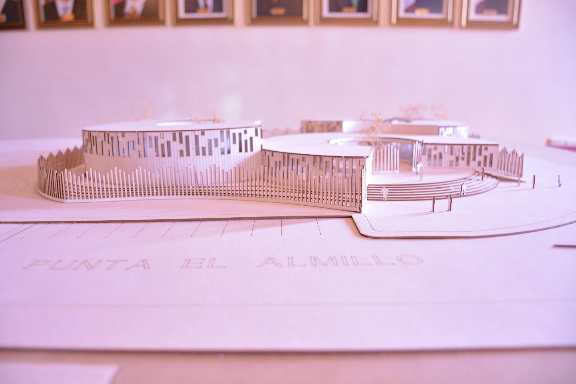 Una de las maquetas presentada 