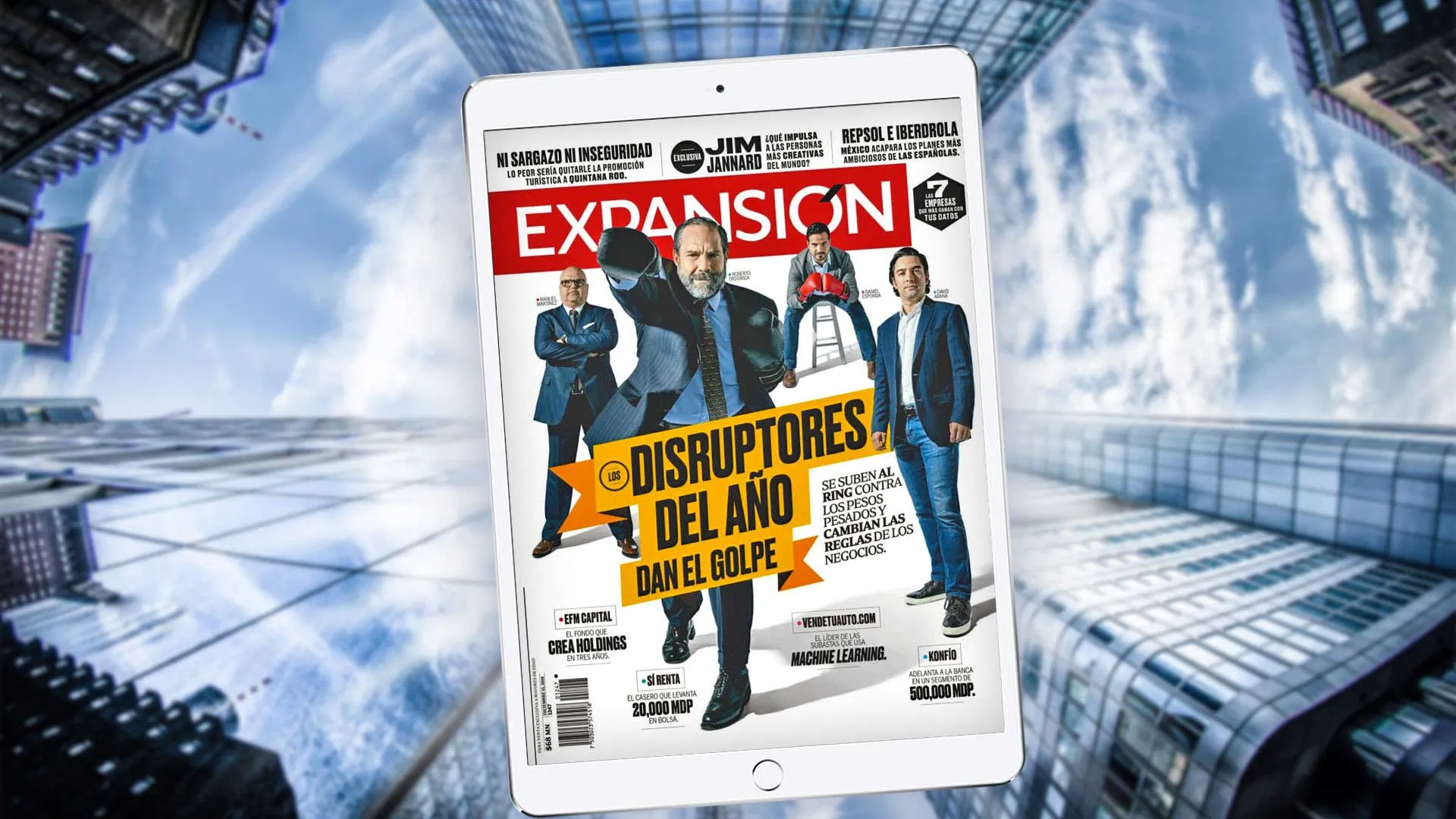 Destacan 2 egresados del Tec entre empresarios más disruptores de 2018