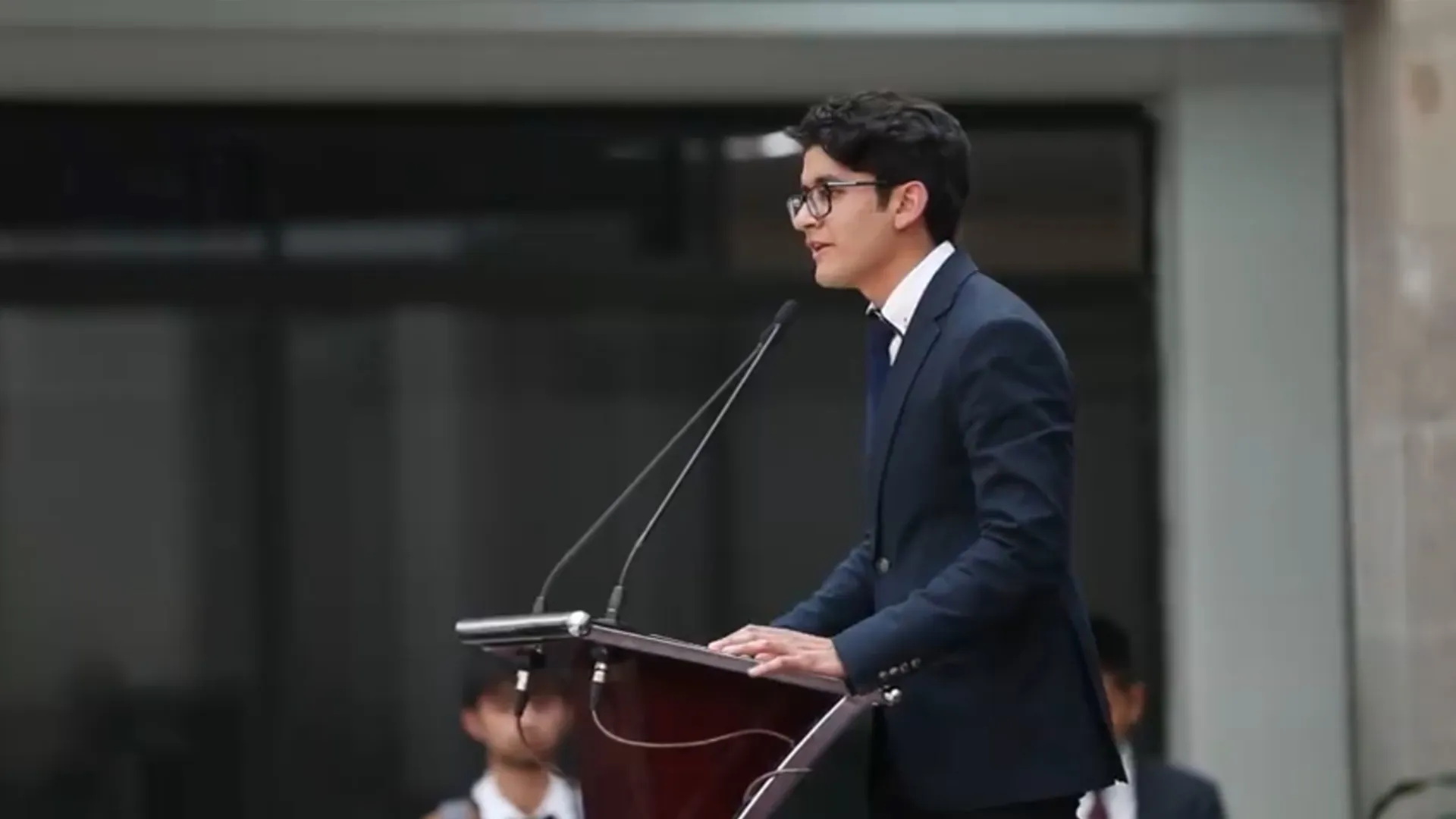 Aldo Iván debate en ONU