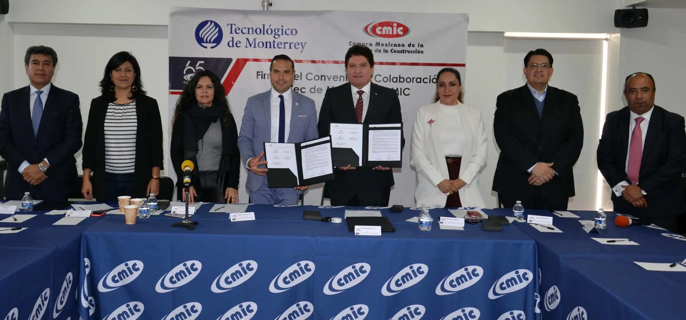 Convenio de colaboración Tec y CMIC