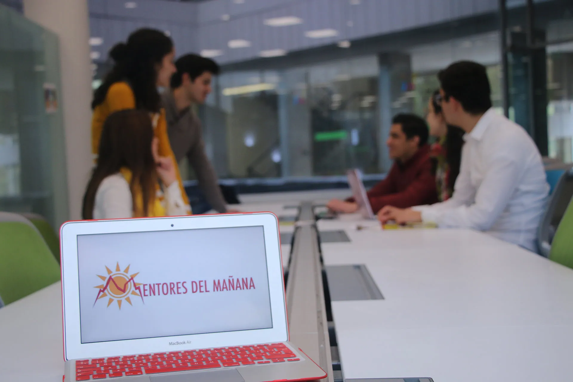 Mesa directiva del grupo estudiantil Mentores del Mañana.