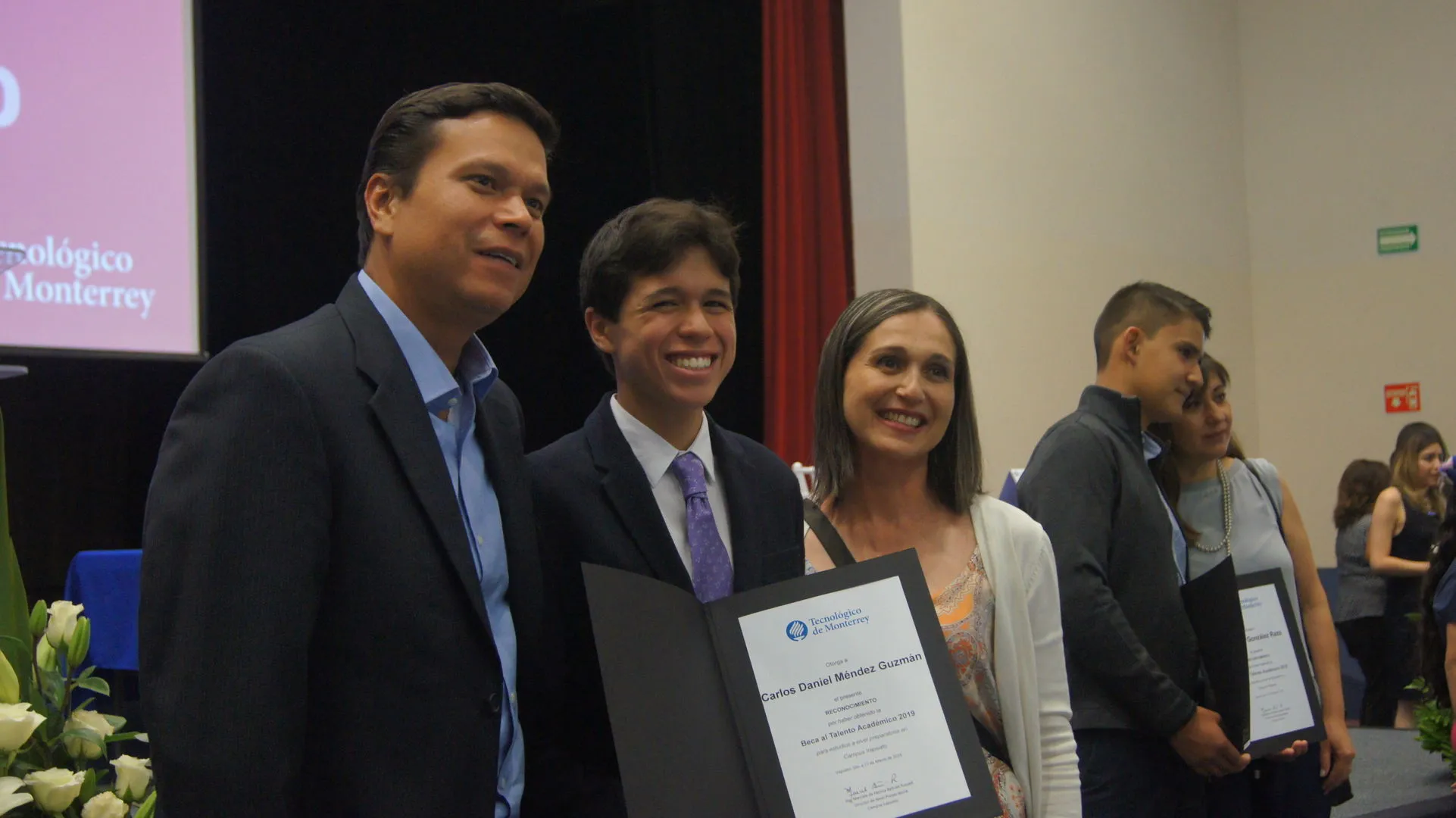 Hoy cumple su sueño de continuar sus estudios en el Tec.