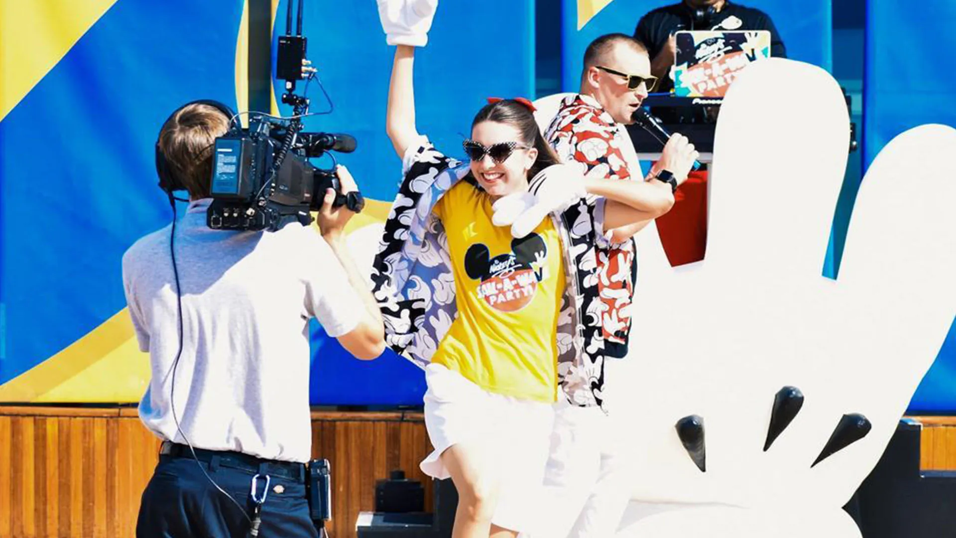 María José González en crucero de Disney