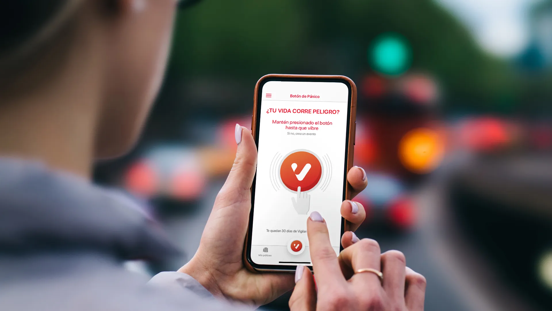 La aplicación "Vigilantus" apoya a las personas en situaciones de riesgo.