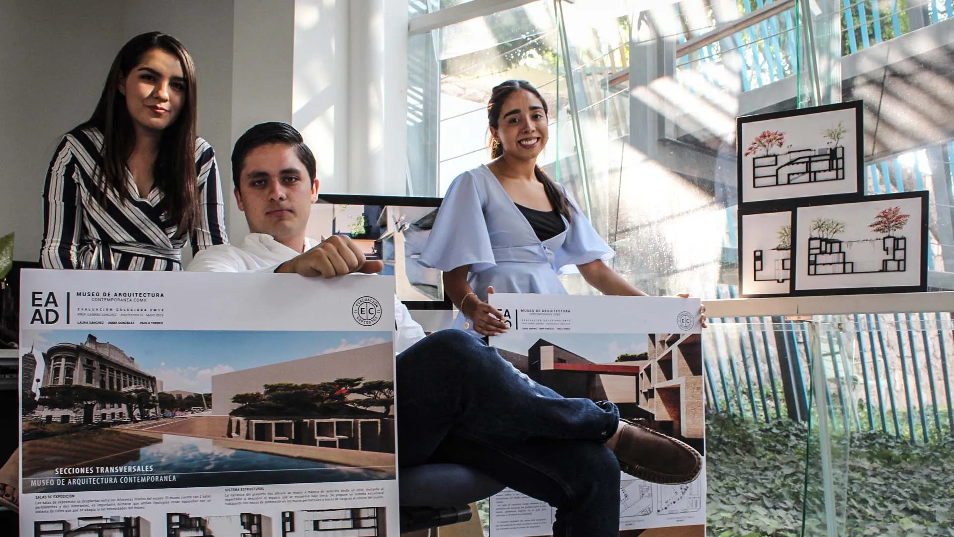 Alumnos participantes por el premio Félix Candela 