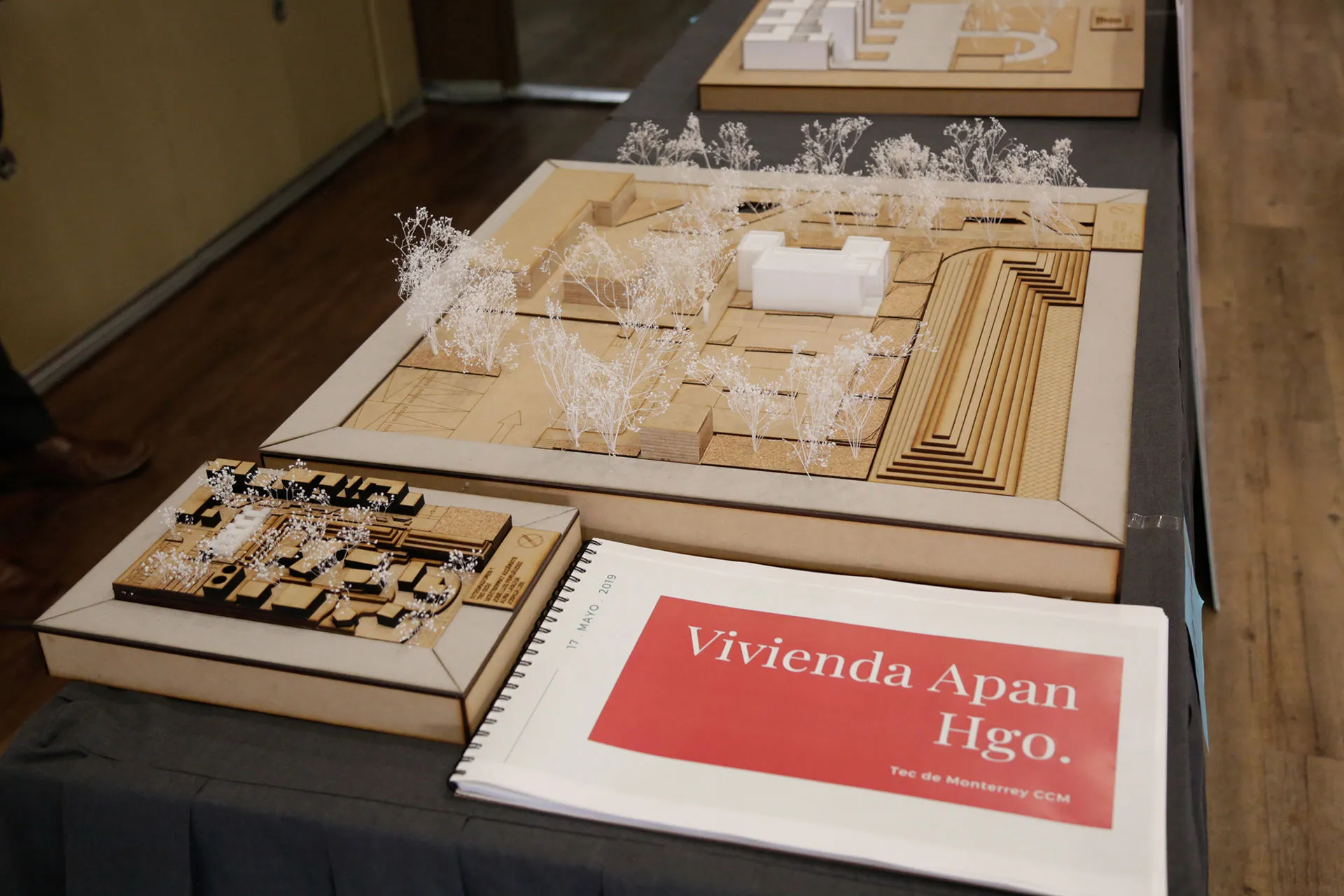 Maqueta hecha por estudiantes