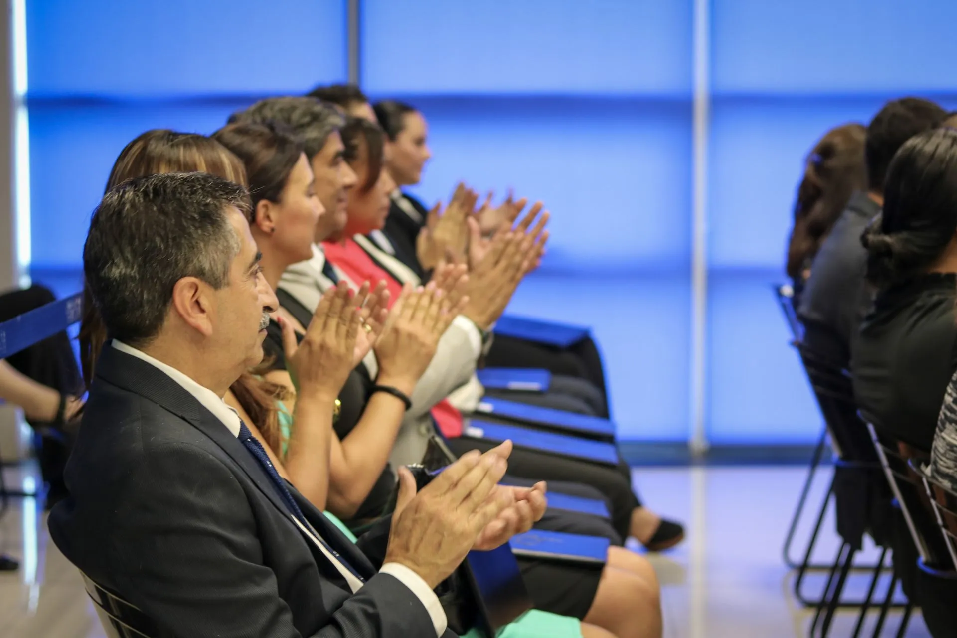 Profesores de todo el estado en su graduación
