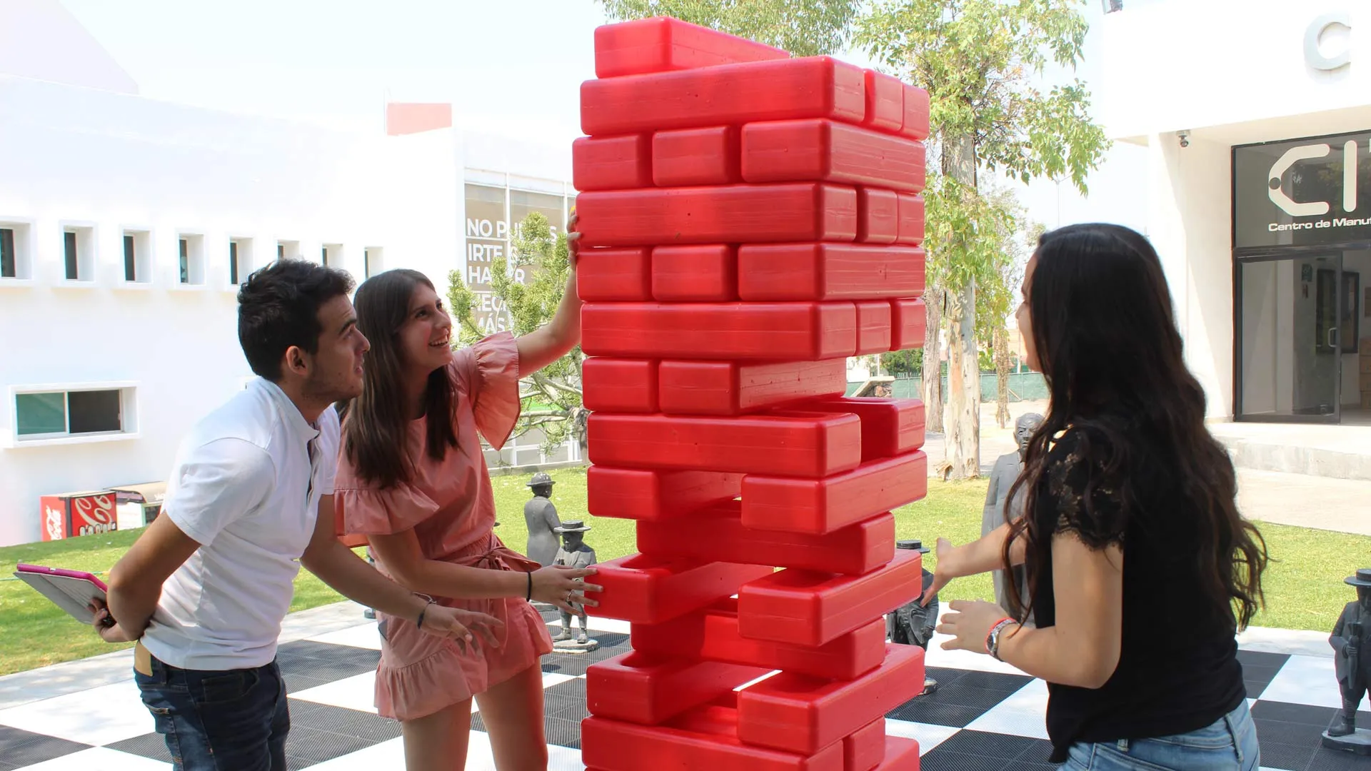 Pianos, poufs and Jenga sets: have a look at the Tec’s LiFE Spots