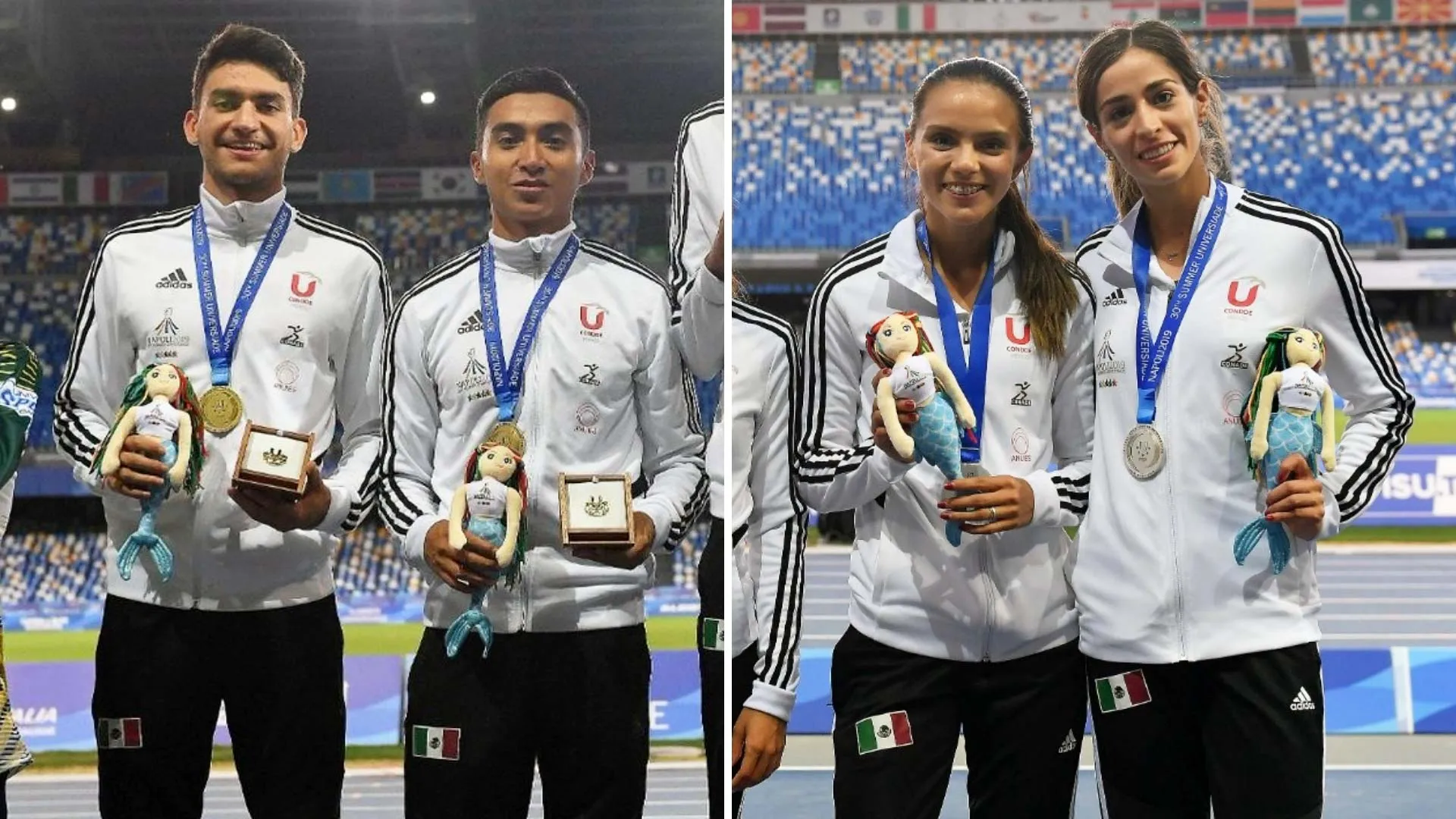 Atletas borregos del Tec de Monterrey ganaron medalla por México en la Universiada mundial 2019