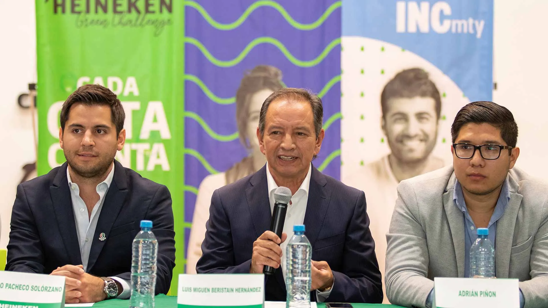 Luis Miguel Beristain, en presentación del Heineken Green Challenge