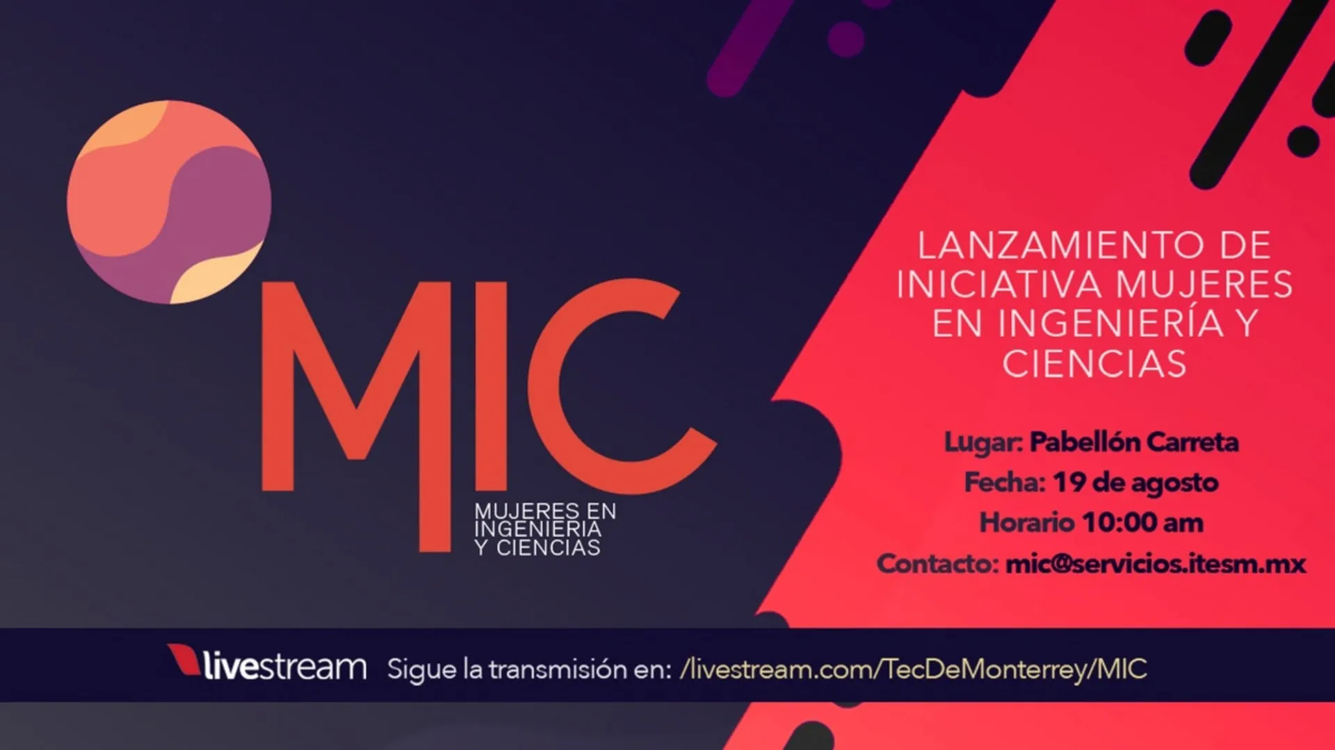 Iniciativa Mujeres en Ingeniería y Ciencias del Tec de Monterrey