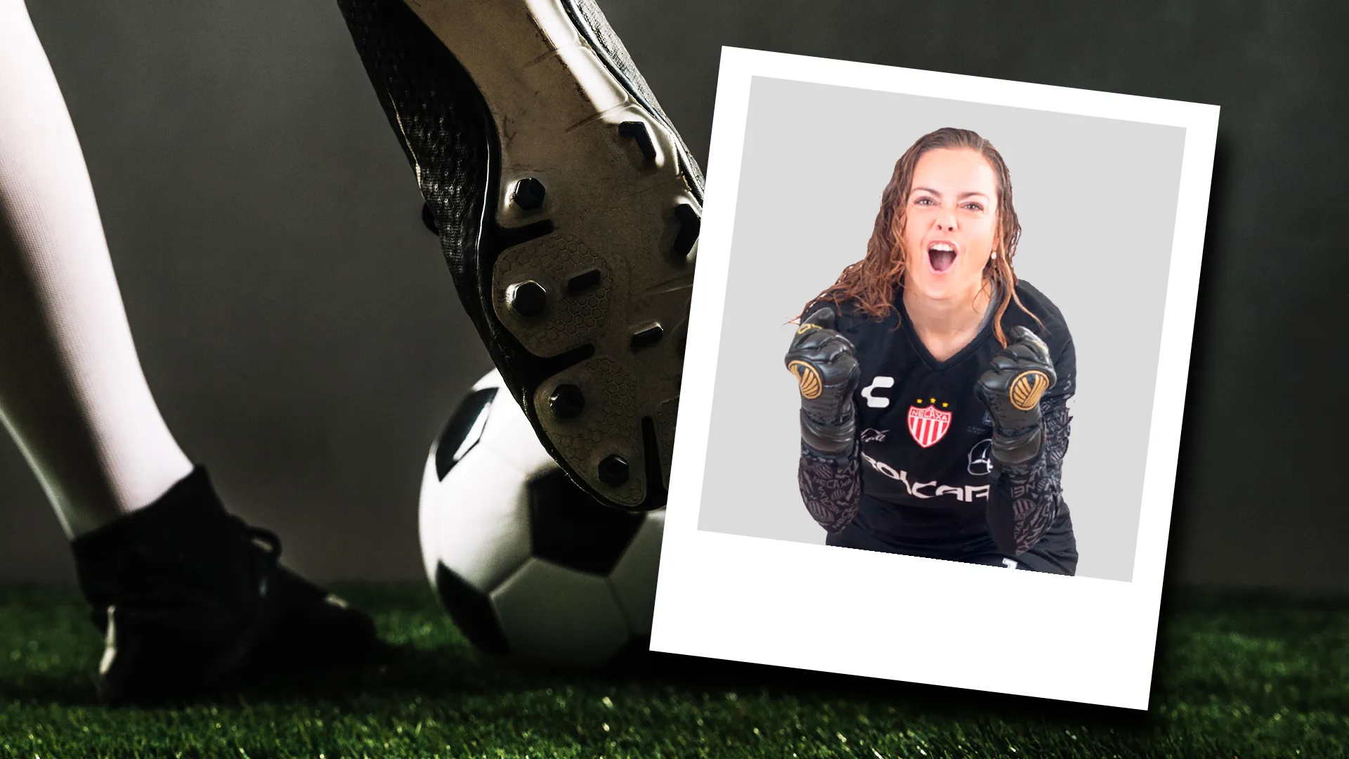 ¡Gooooool! su pasión por el futbol la lleva a jugar para el NECAXA