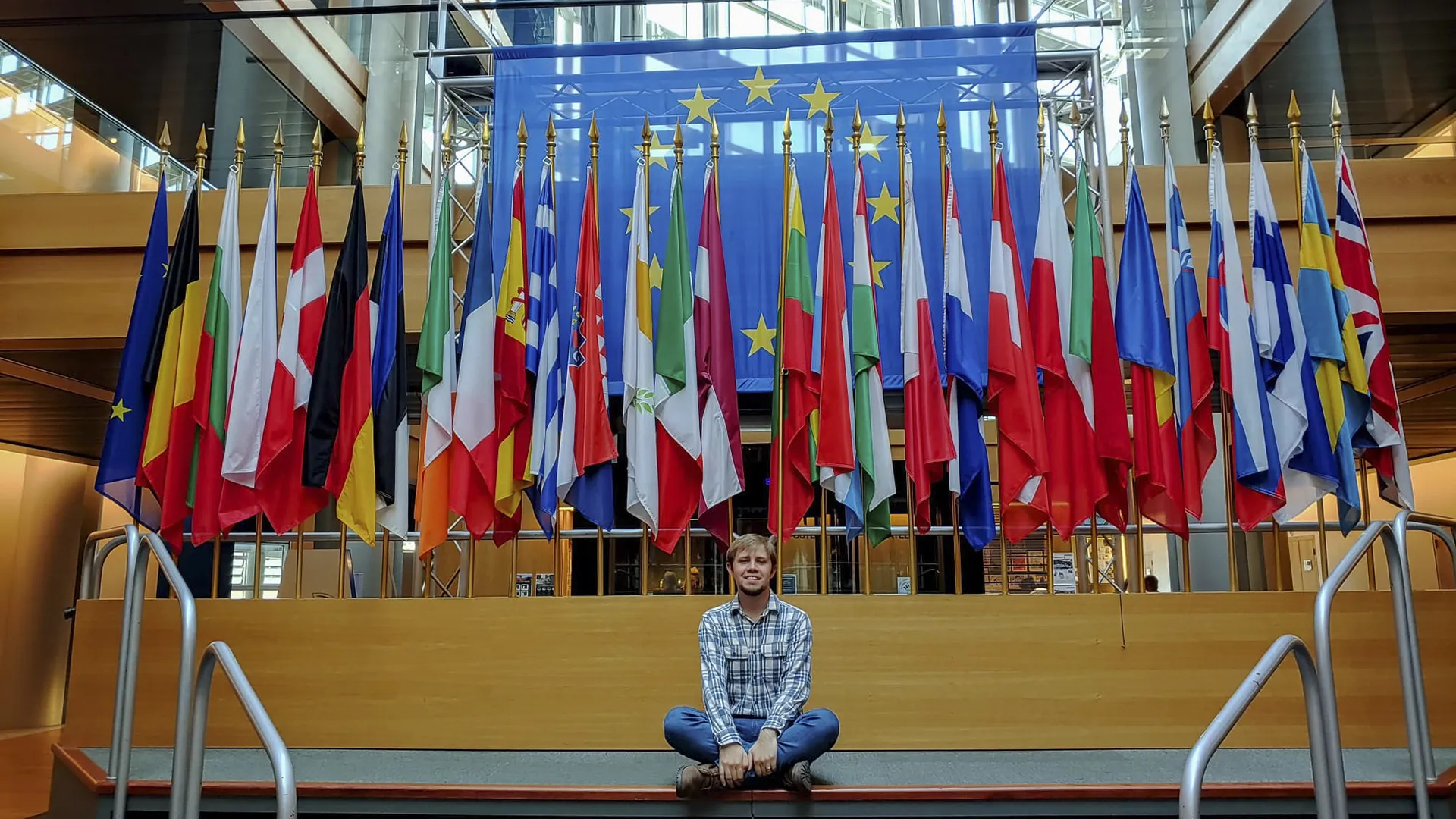 David Rey en el Parlamento Europeo