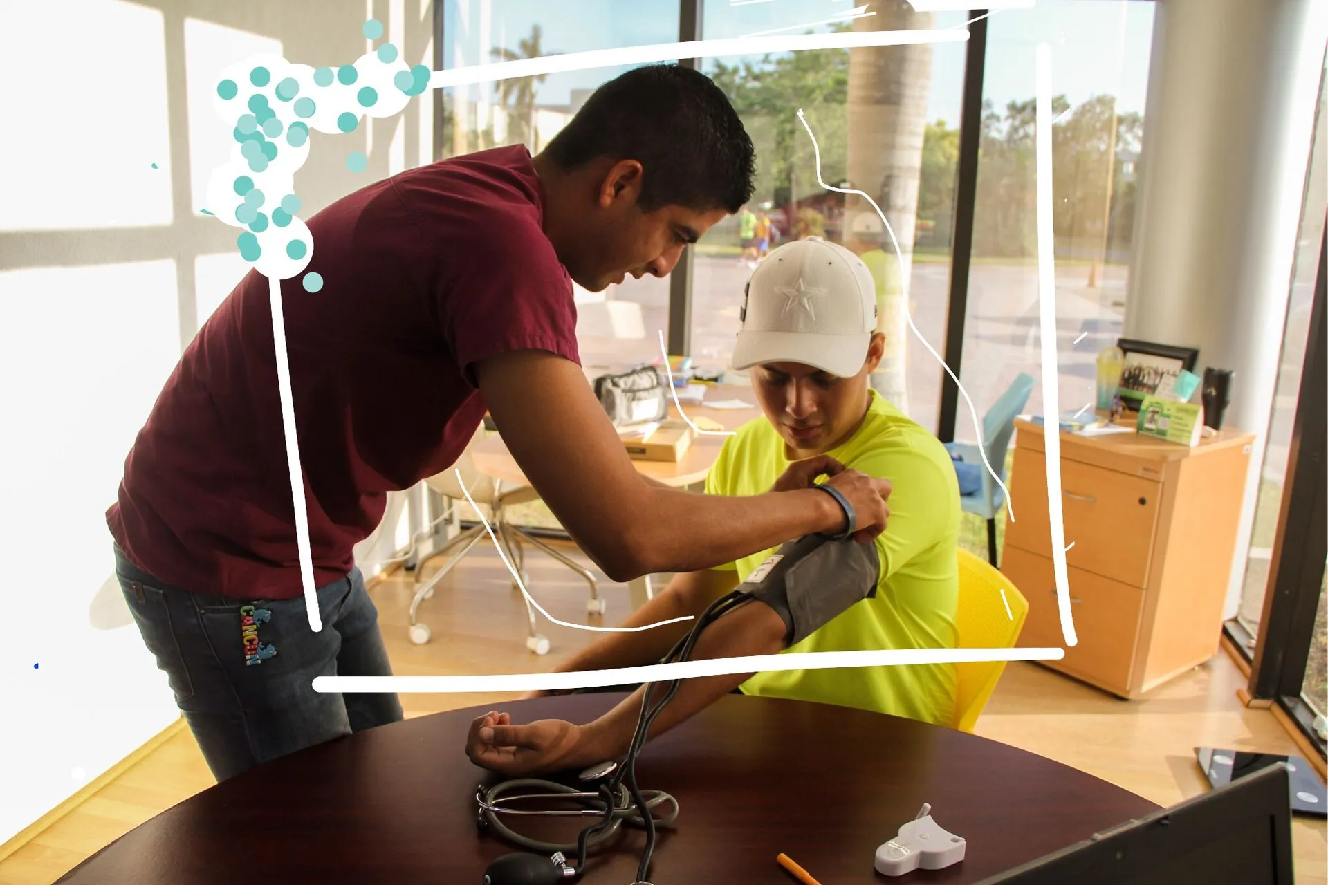 Nutriólogo y alumno