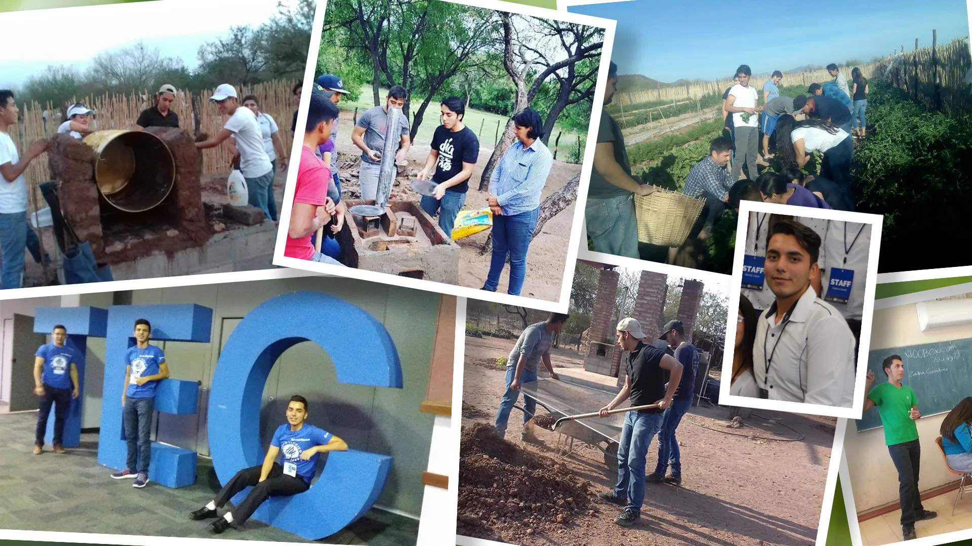 Gabriel en Jóvenes en acción por México