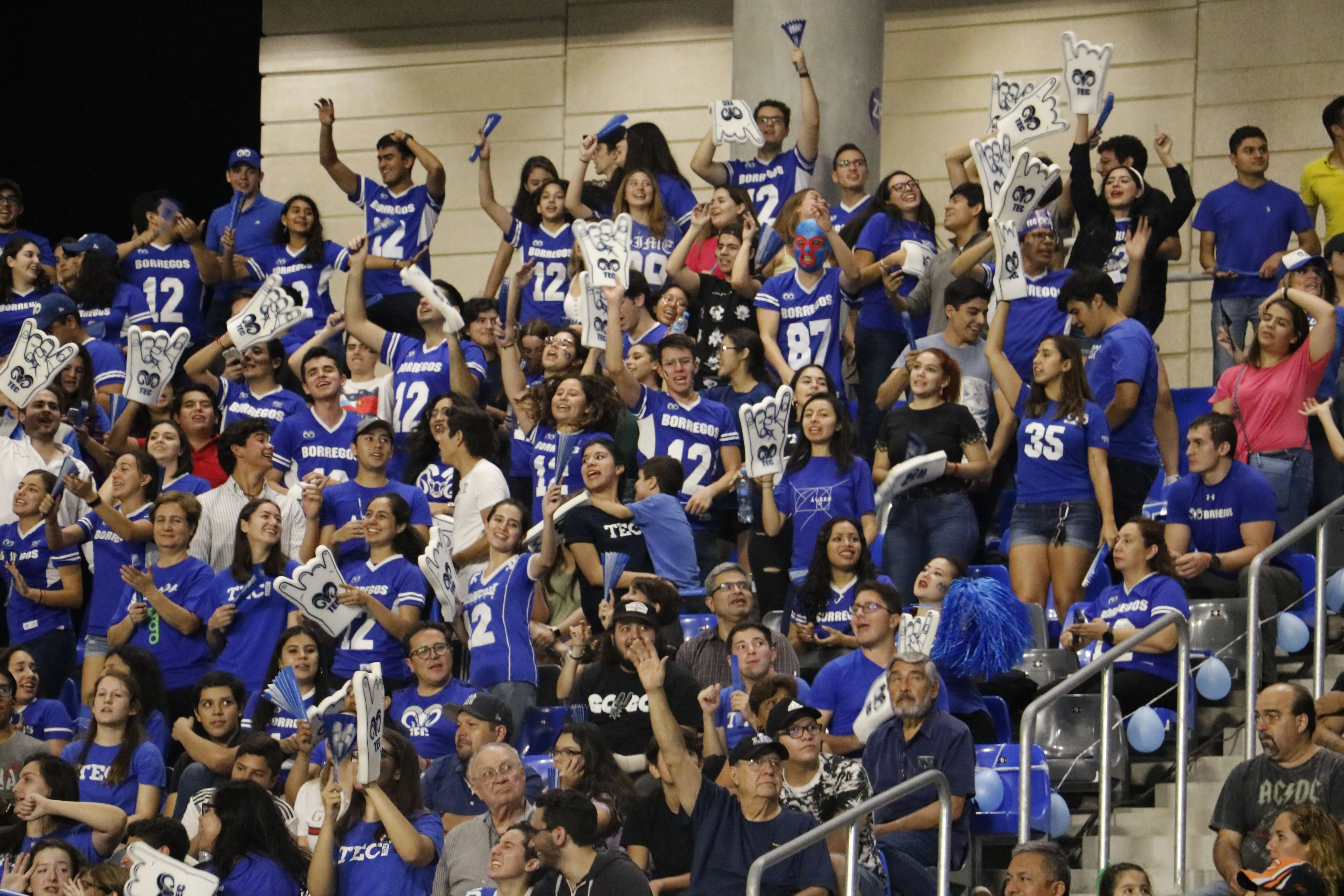 Así vivió la afición el partido Borregos MTY vs. Toluca (fotogalería)
