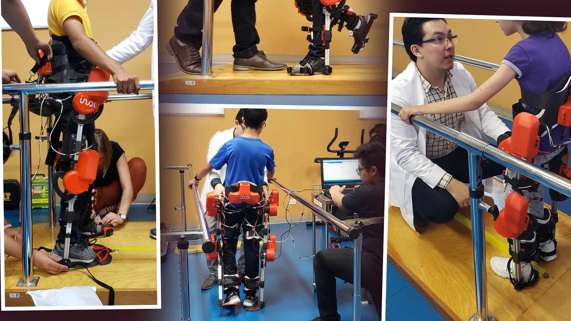 Estos mexicanos sueñan con hacer caminar a niños con discapacidad