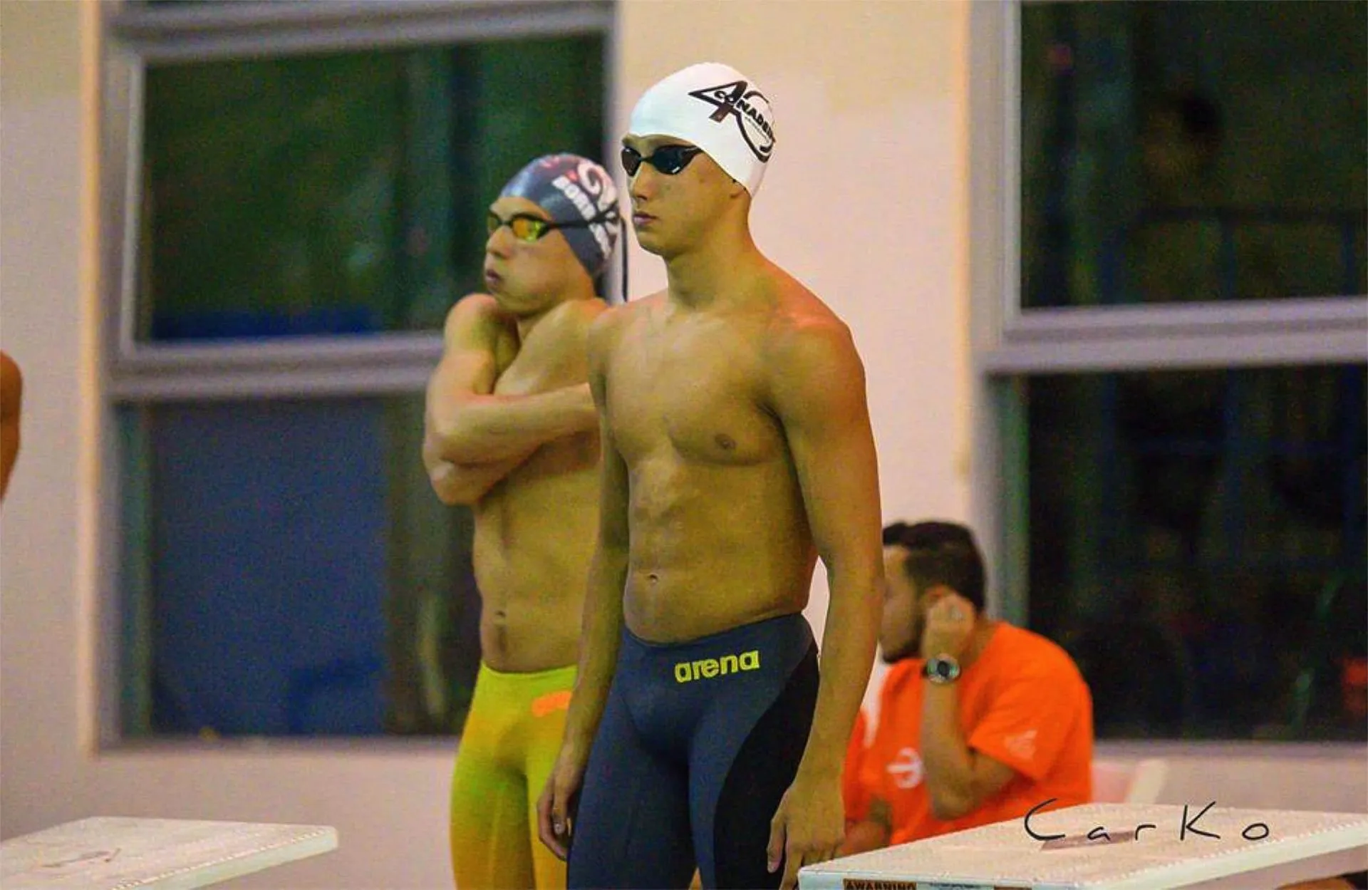 Nadador Tec Carlos Kossio campeonato Conadeip