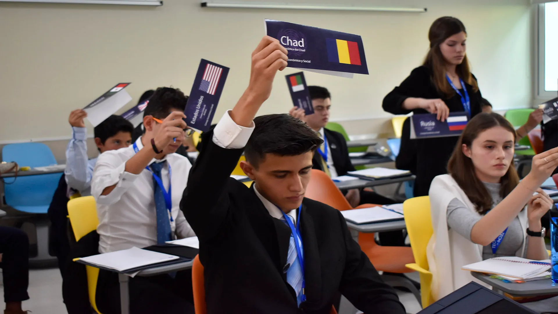 Delegados del Consejo Económico y Social de TecMUN 2018.