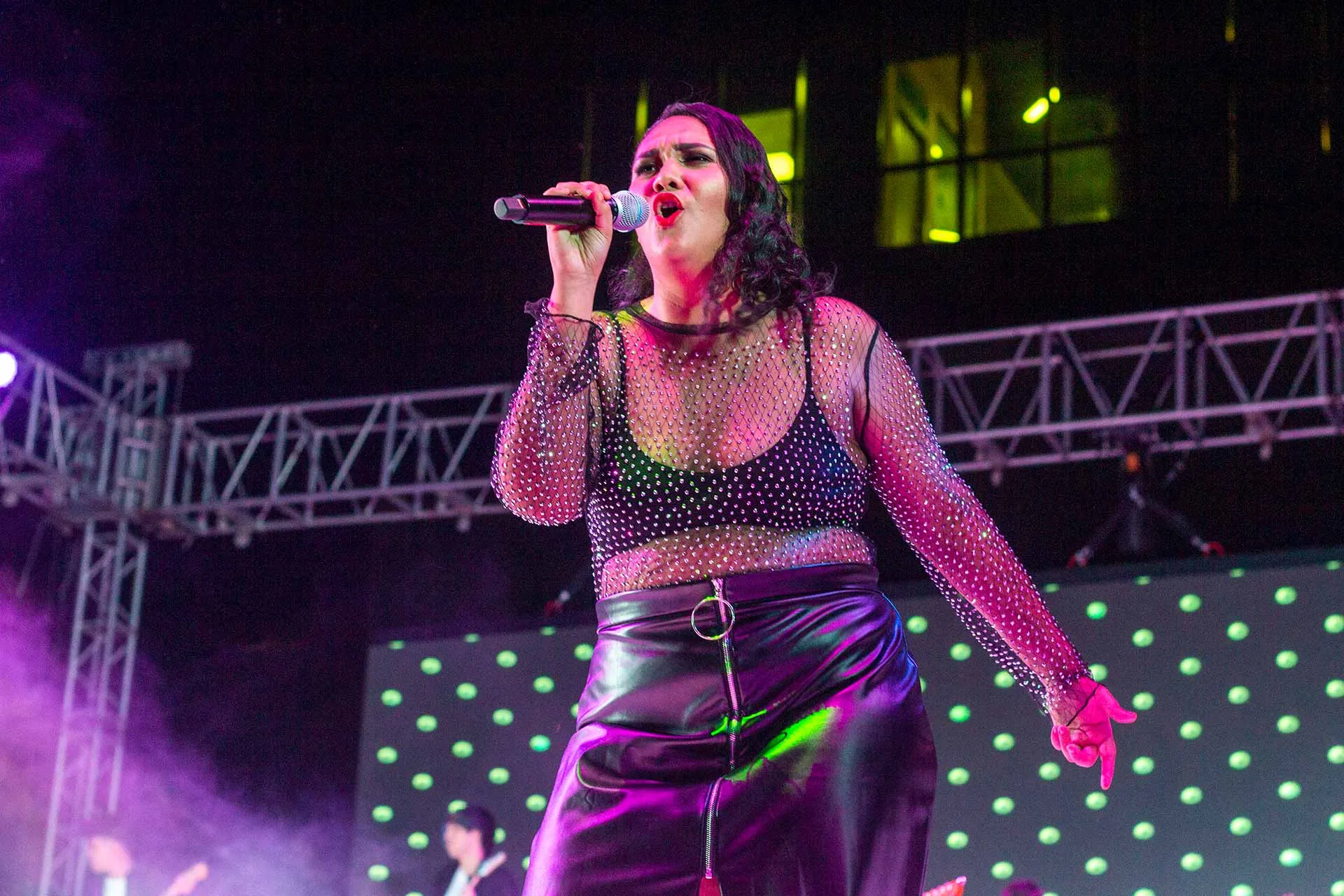 Victoria Rendón, durante su presentación en el Tecla Fest