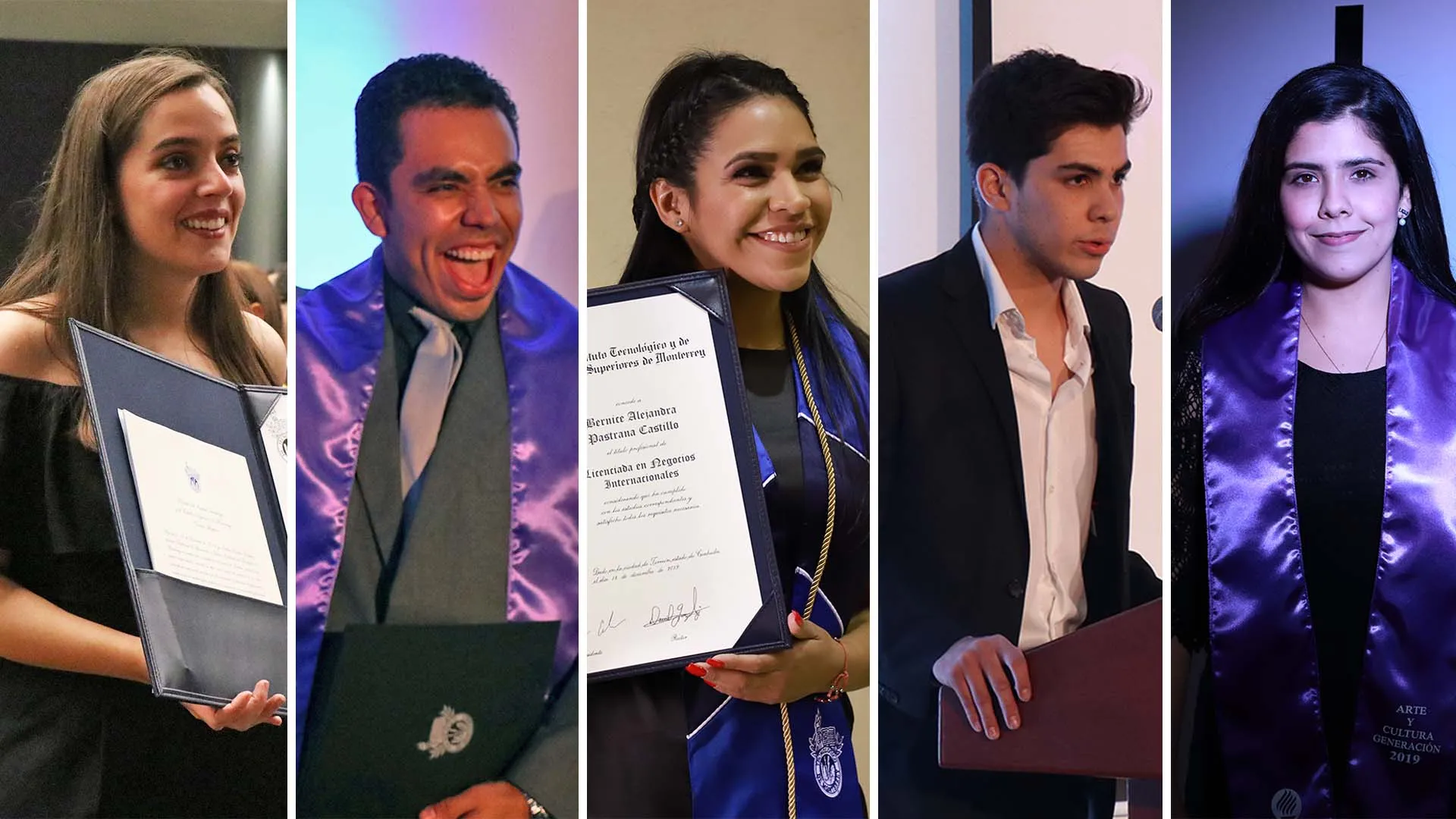 Historias de cinco nuevos egresados del Tec de Monterrey