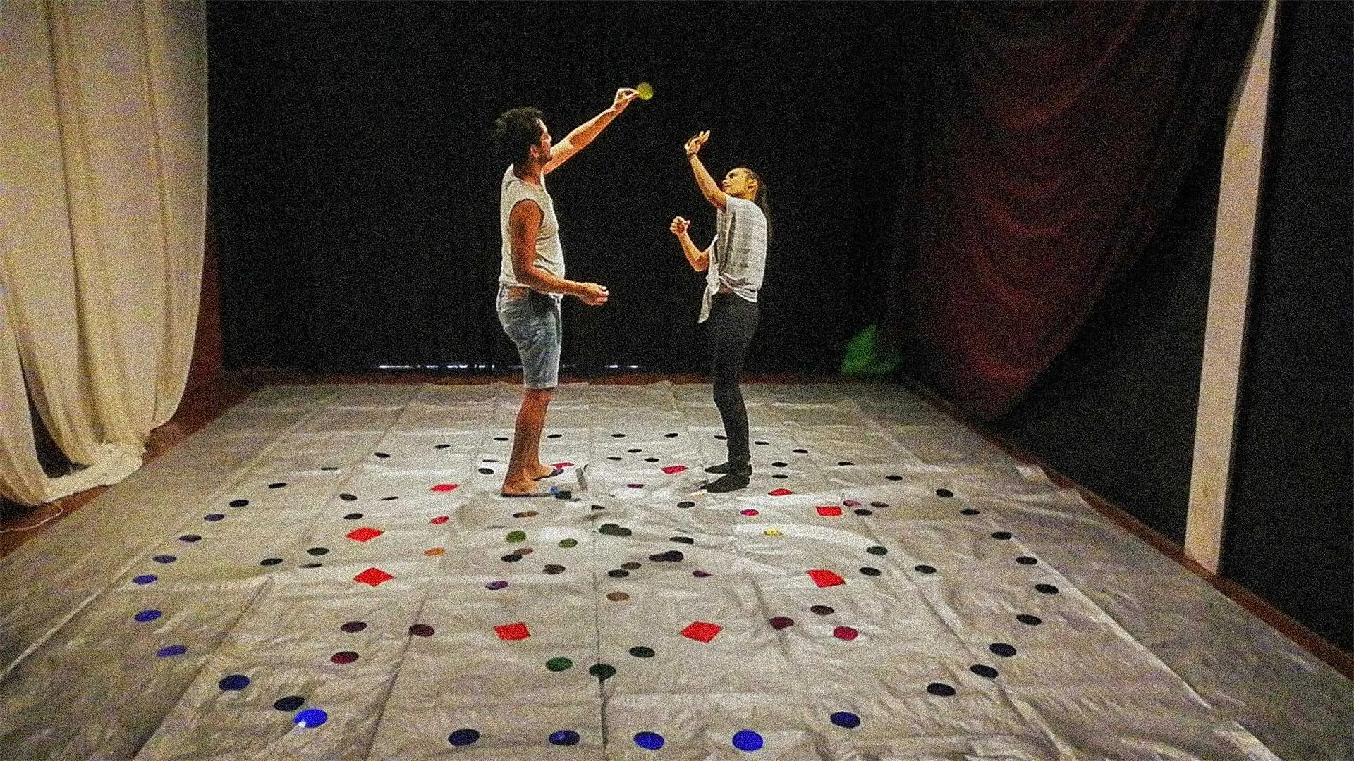 Diego Herrera durante su proyecto.