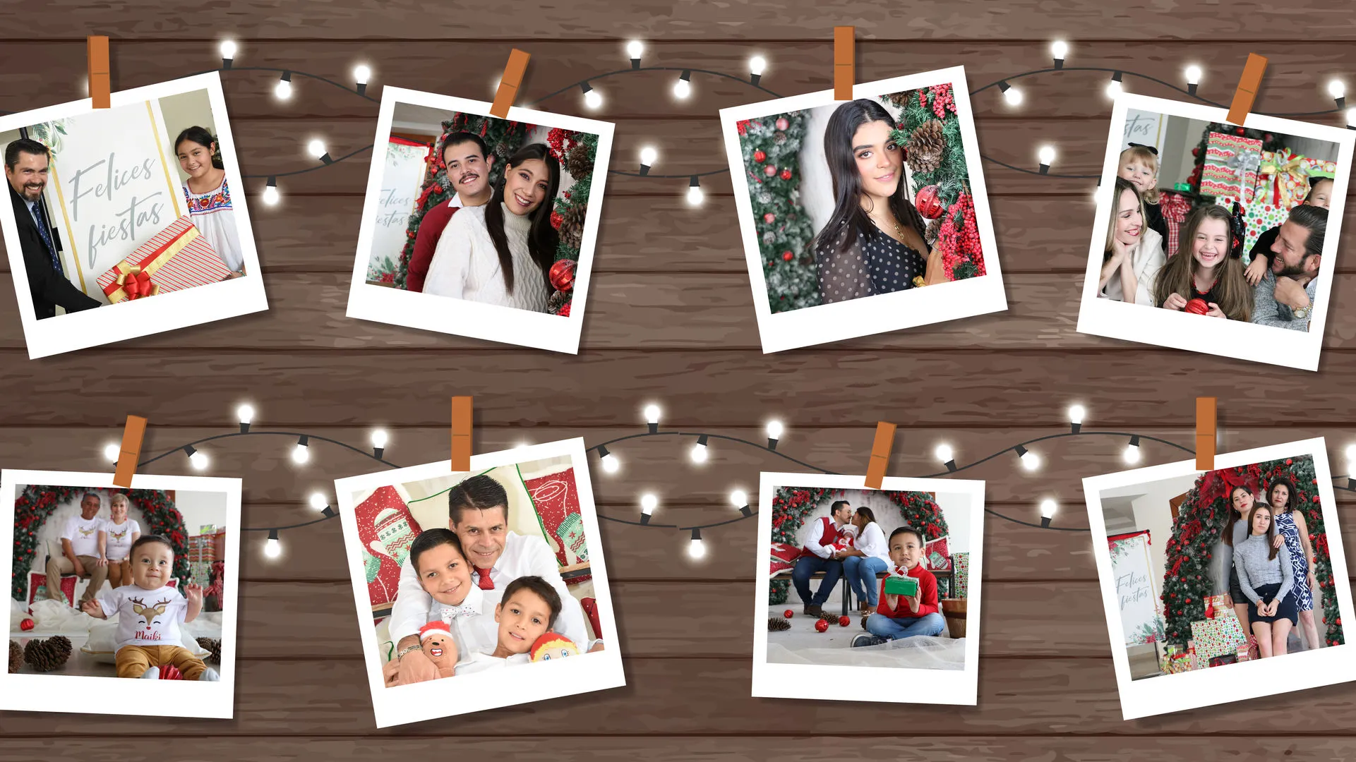 Navidad y sonrisas; apoyando a mujeres a través de una cámara