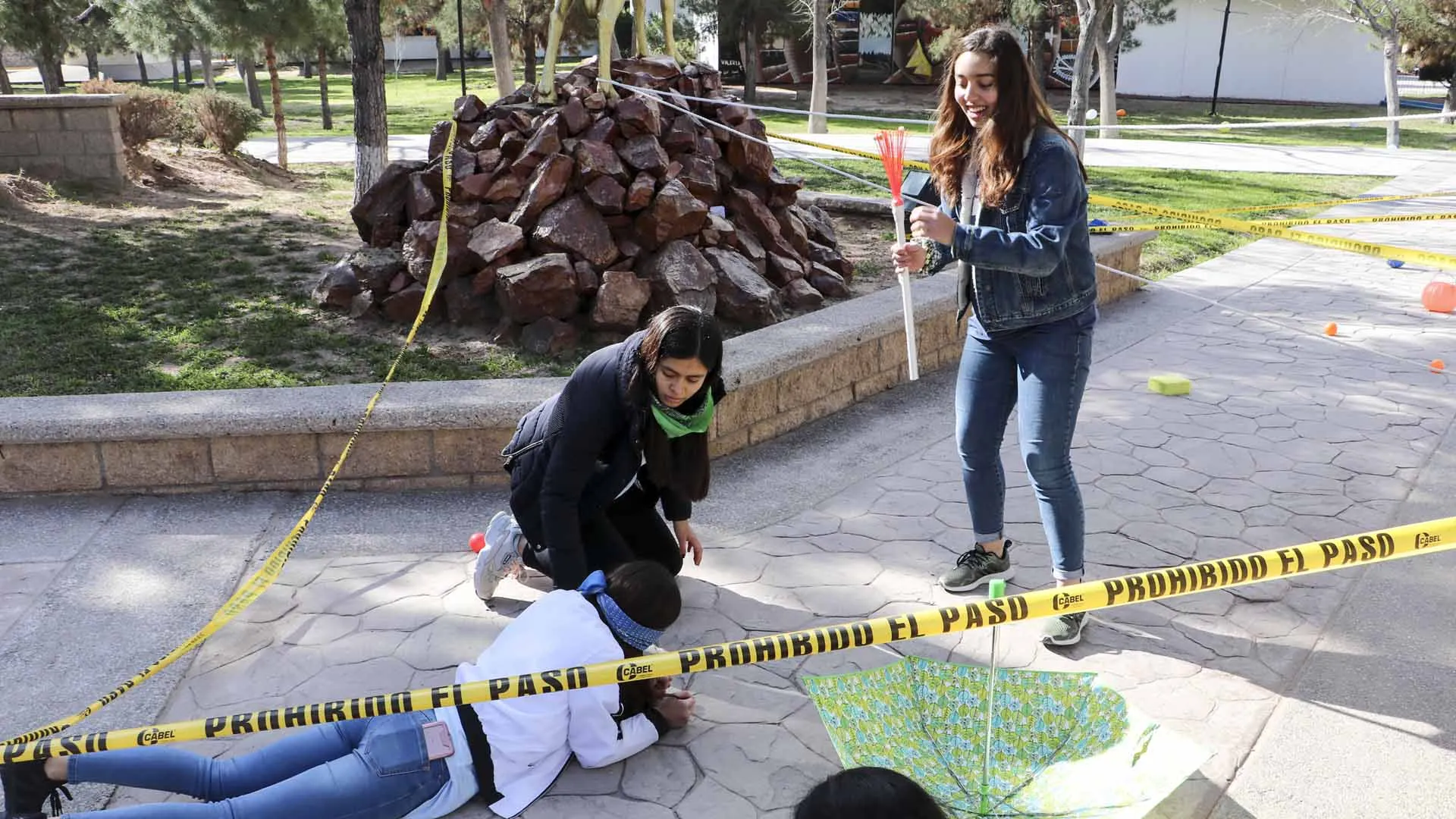 Actividad en el campamento de CPE. 