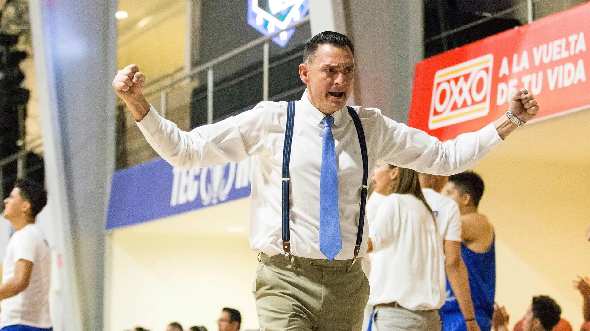 Sergio Molina, coach de Borregos Hidalgo, y nuevo coach de la Selección Mexicana de Basquetbol Varonil Mayor