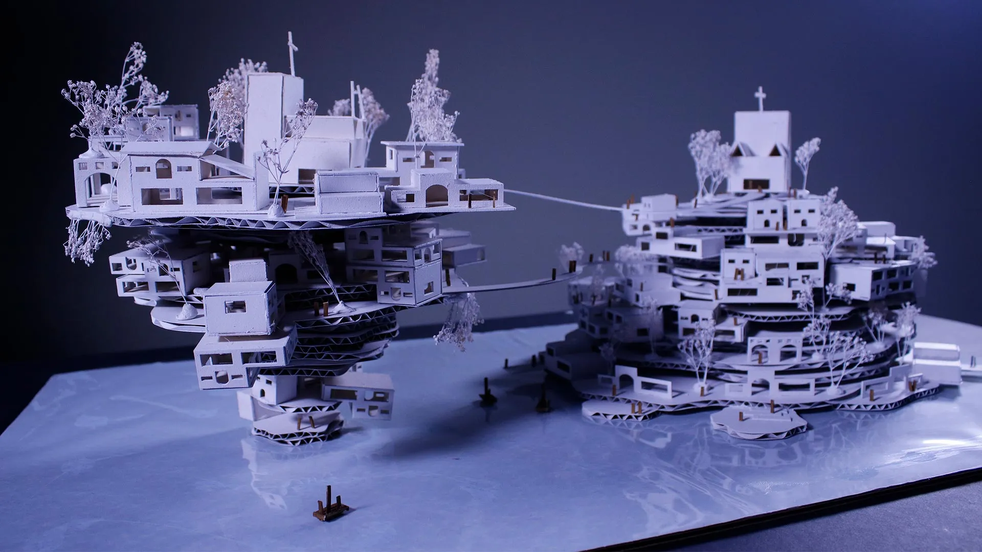 Maqueta enviada por estudiantes al concurso Ciudades Invisibles